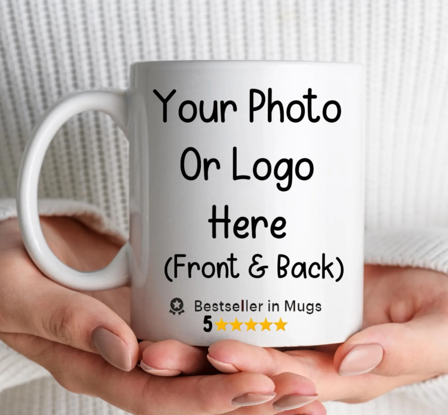 Custom Photo Coffee Mug Gift For Him Her Company Coffee Cups