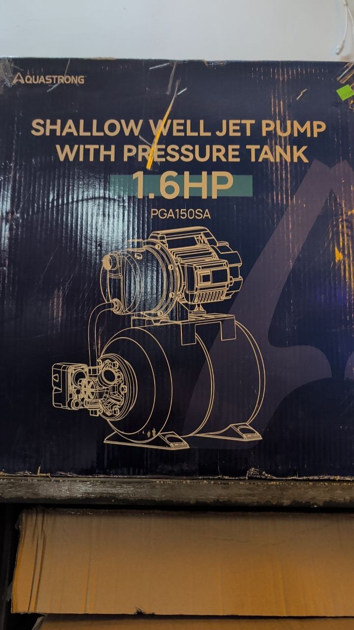 Used AquaStrong PGA150SA Shallow Well Jet Pump - 1.5 HP Motor, I