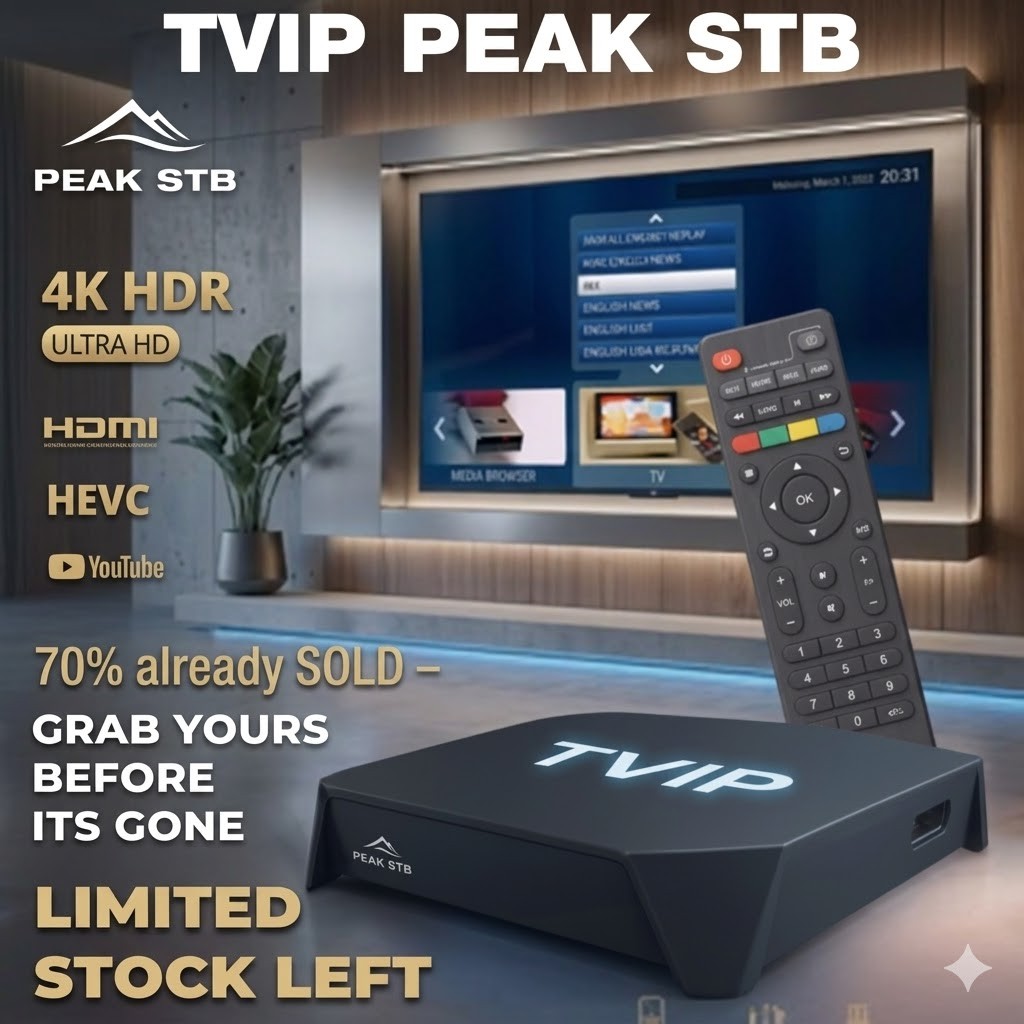 Recharge $10/TVIP Peak STB Android/Linux Tv Box
