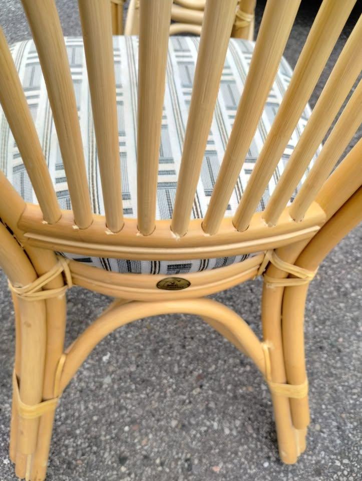80's Retro 3-Piece Boca Rattan Wicker Set - photo 5