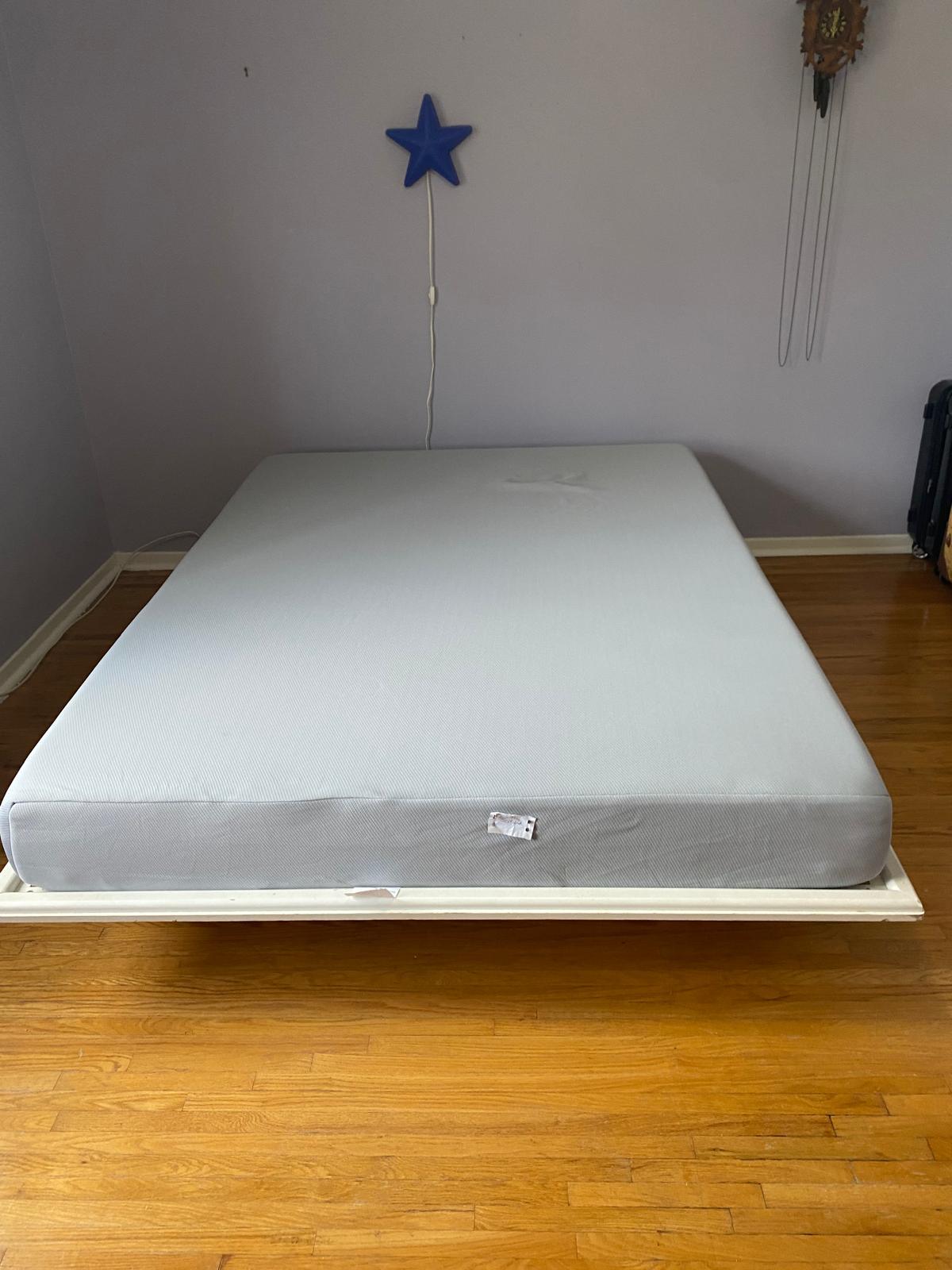 Queen Platform Bed, dresser, night table