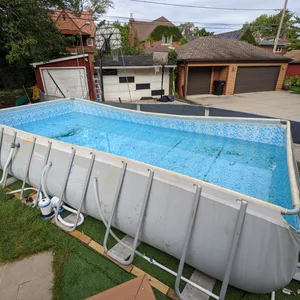 above ground pool