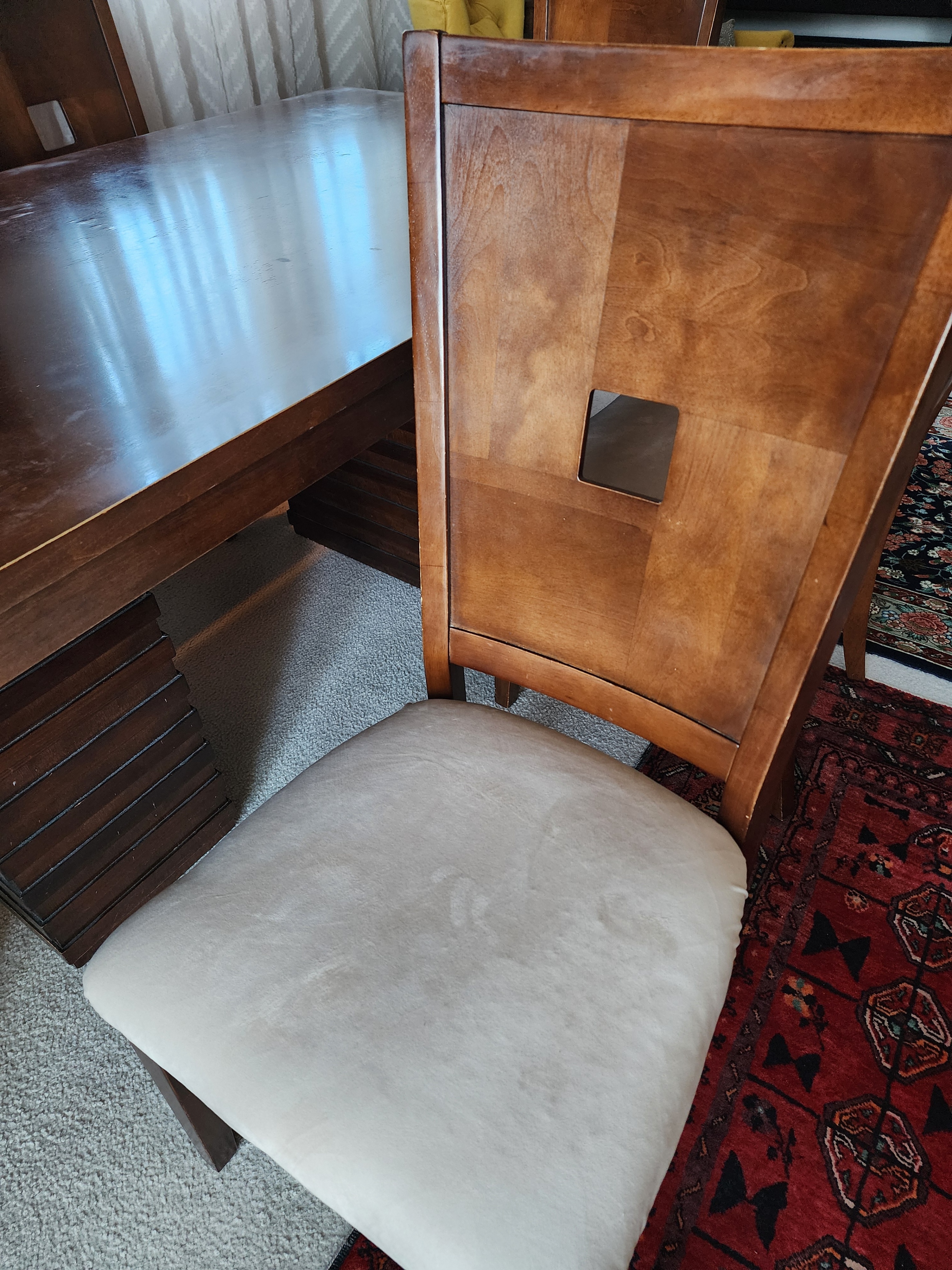 Elegant 6‐Chair Solid Wood Dining Set - photo 3