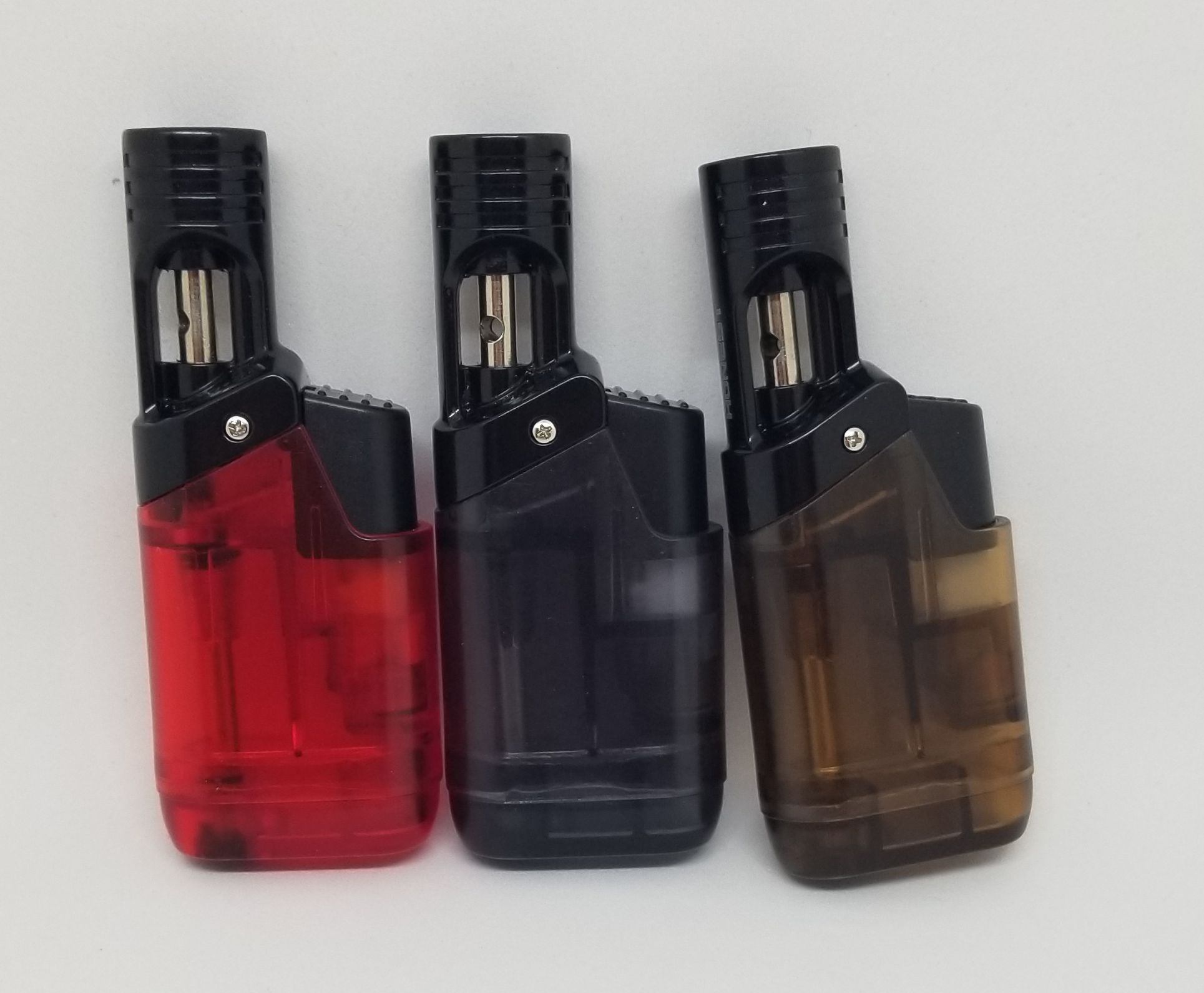 3 Pack Mini Refillable Butane Lighters (no fuel)