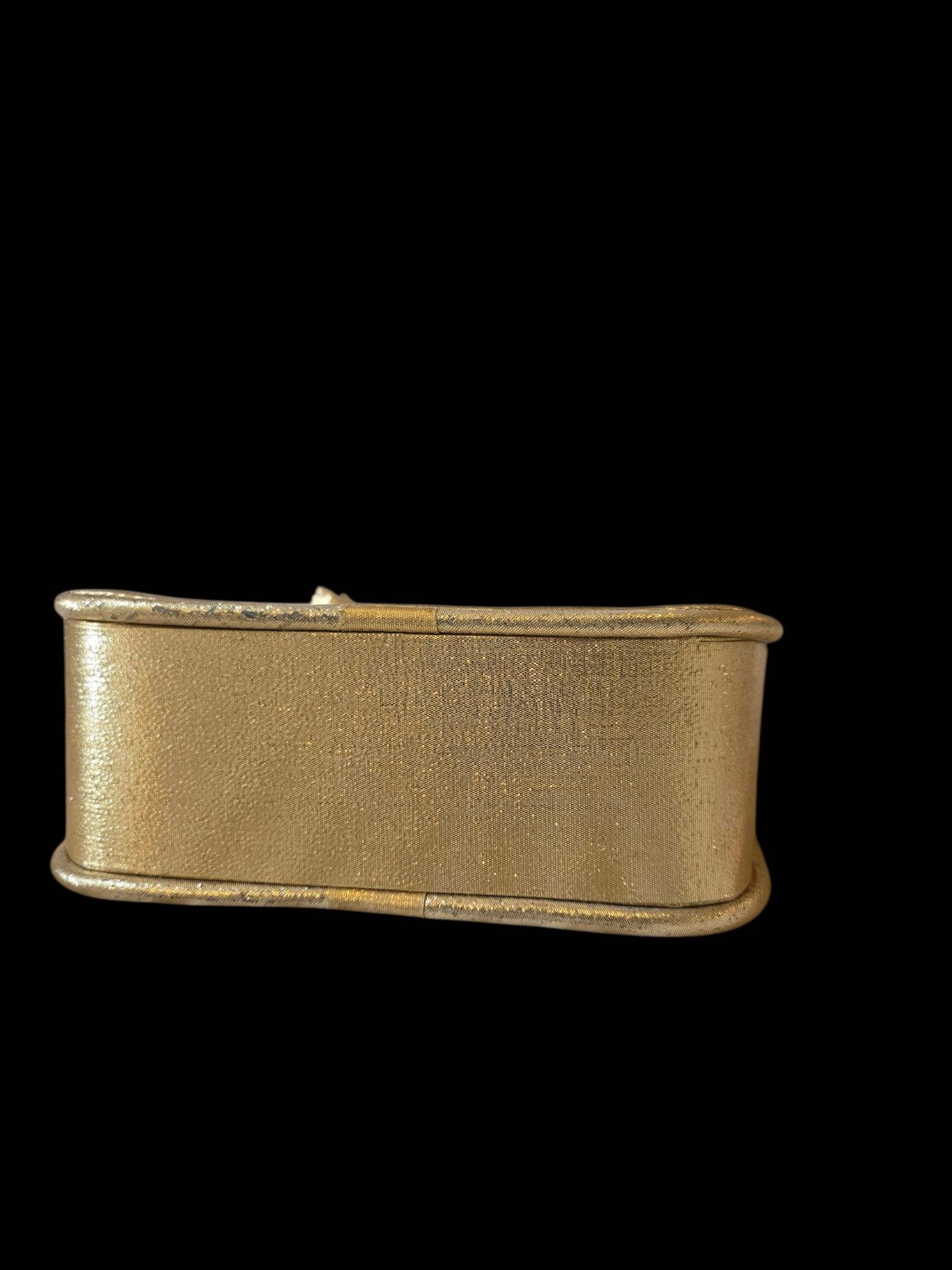 ✨ Elegant Gold Evening Purse with Rosette Detail ✨ - photo 2