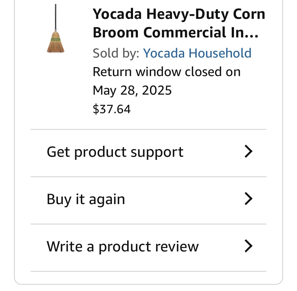 Heavy-Duty Corn Broom with Detachable Handle - photo 4