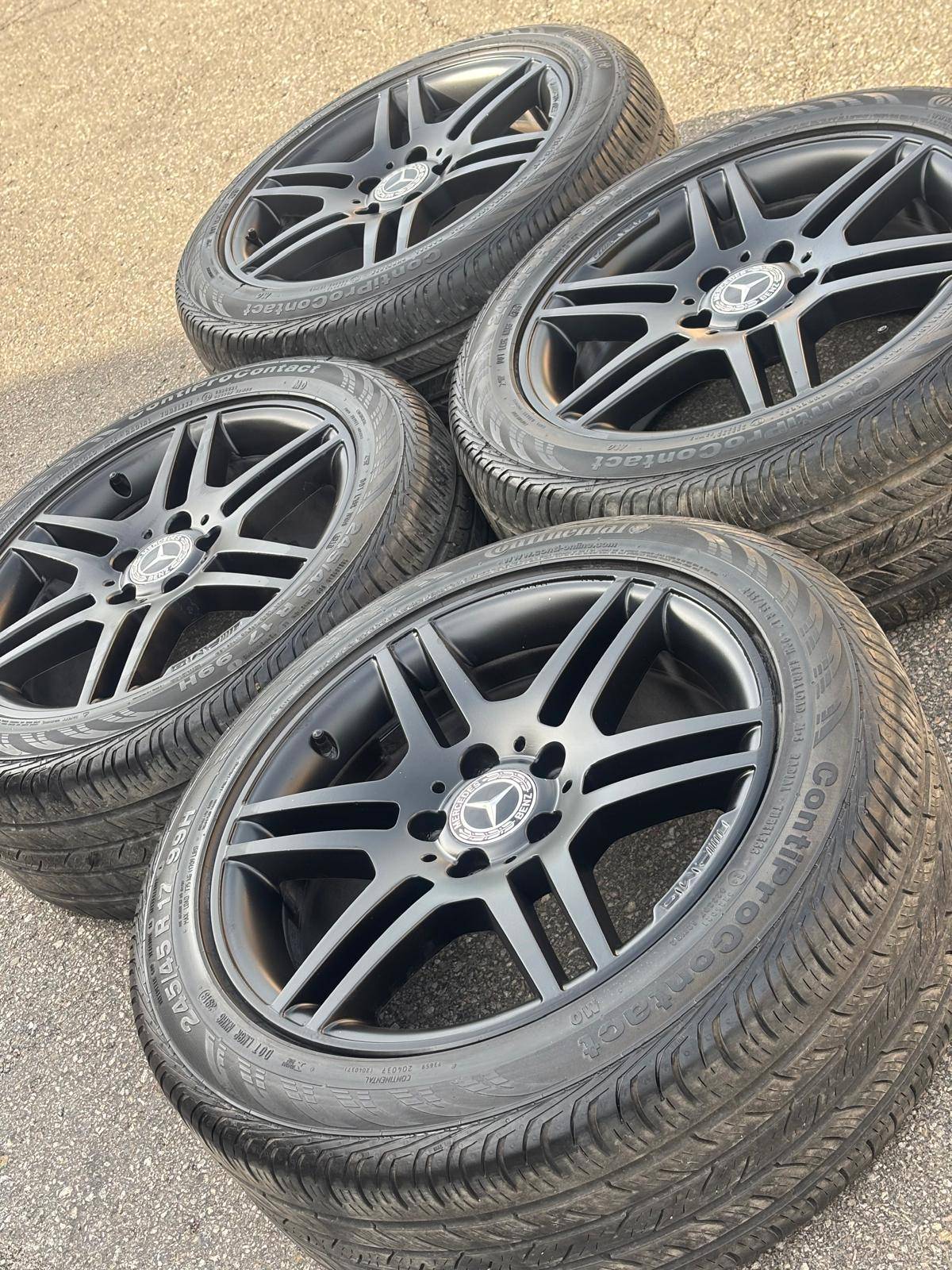 OEM 17”Mercedes AMG(5x112)+Continentals-CLA/ E/ C/ A/ B Class - photo 2