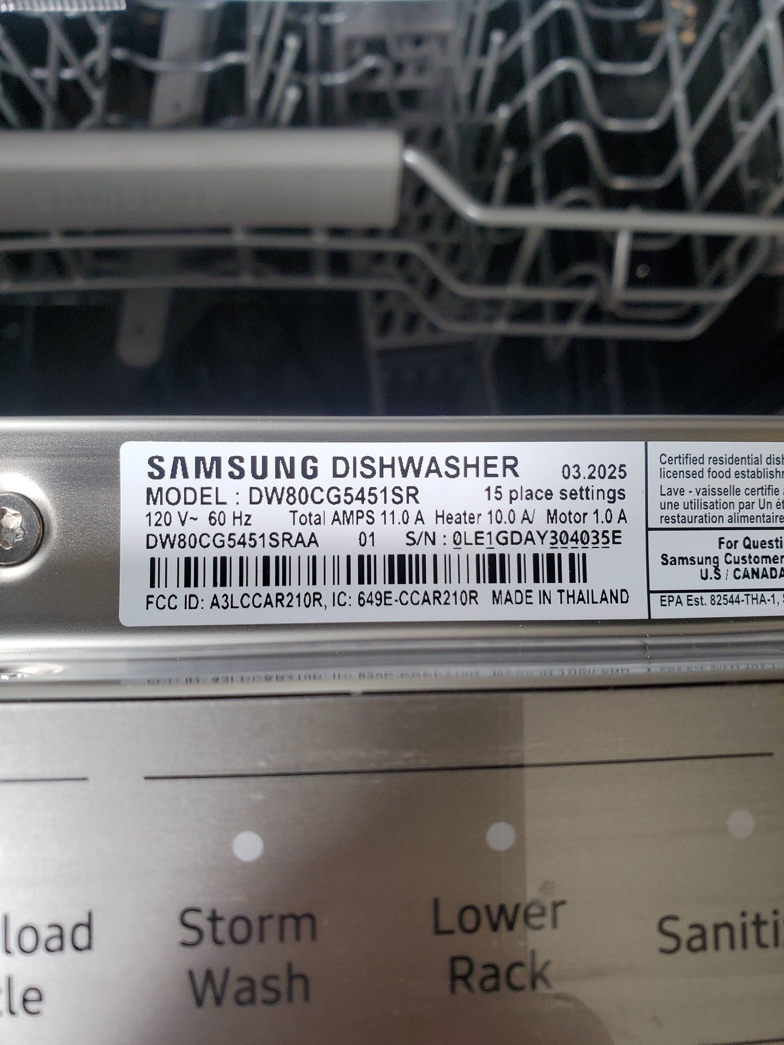 Samsung 24" Smart Built‐In Dishwasher – AutoRelease - photo 3