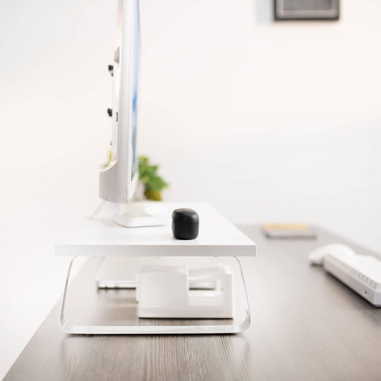 New VIVO Monitor Stand Wood & Steel Desktop Riser - photo 3