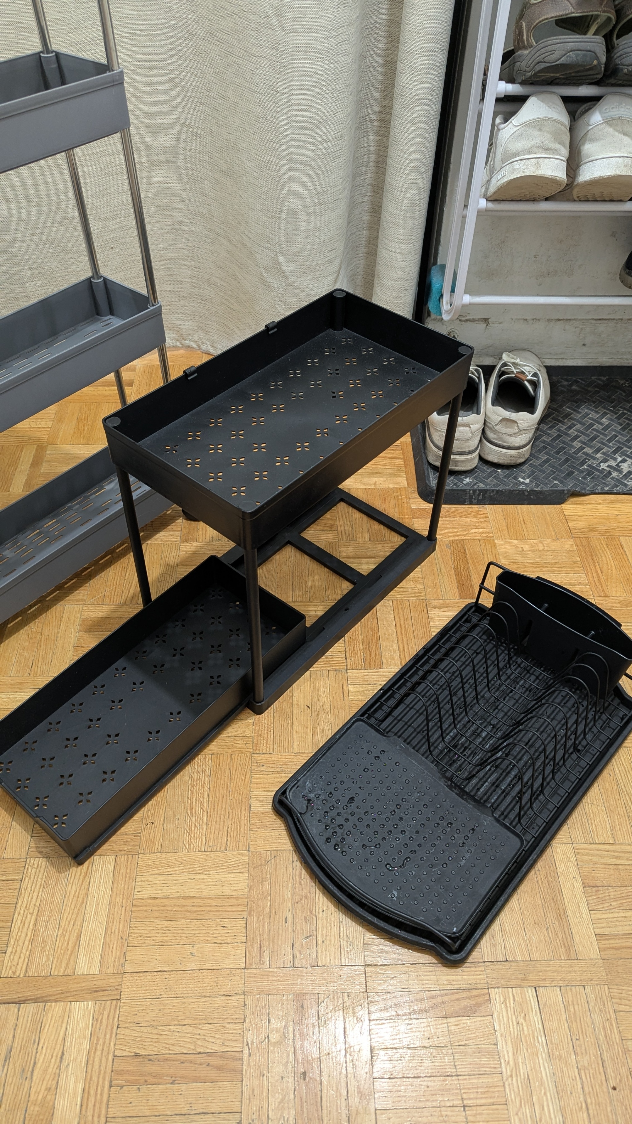 Rolling Cart Storage Shelves Organizer Stand Unit Shelf Dish Dry - photo 3