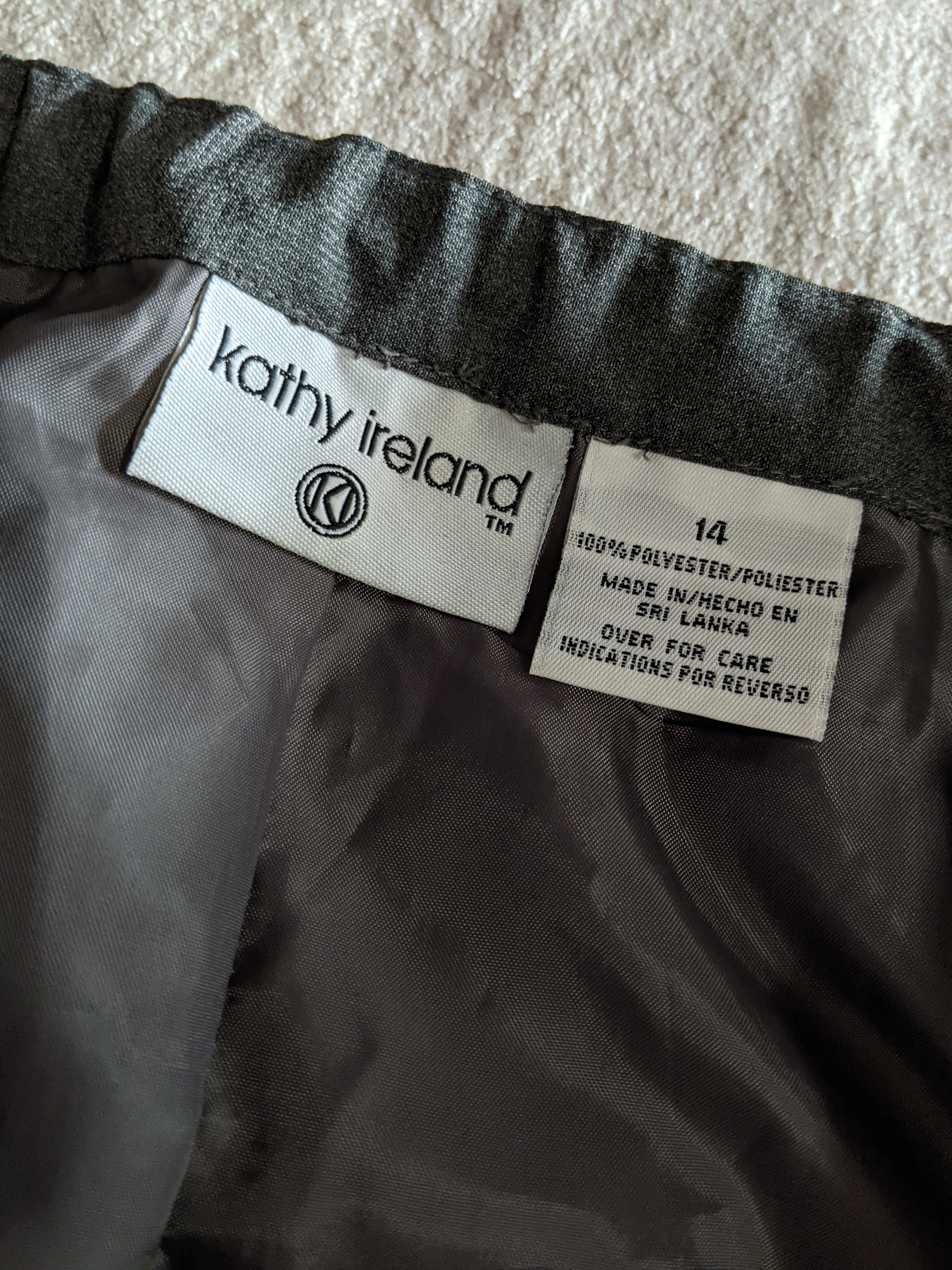 Kathy Ireland Grey A-Line Pleated Skirt - photo 2