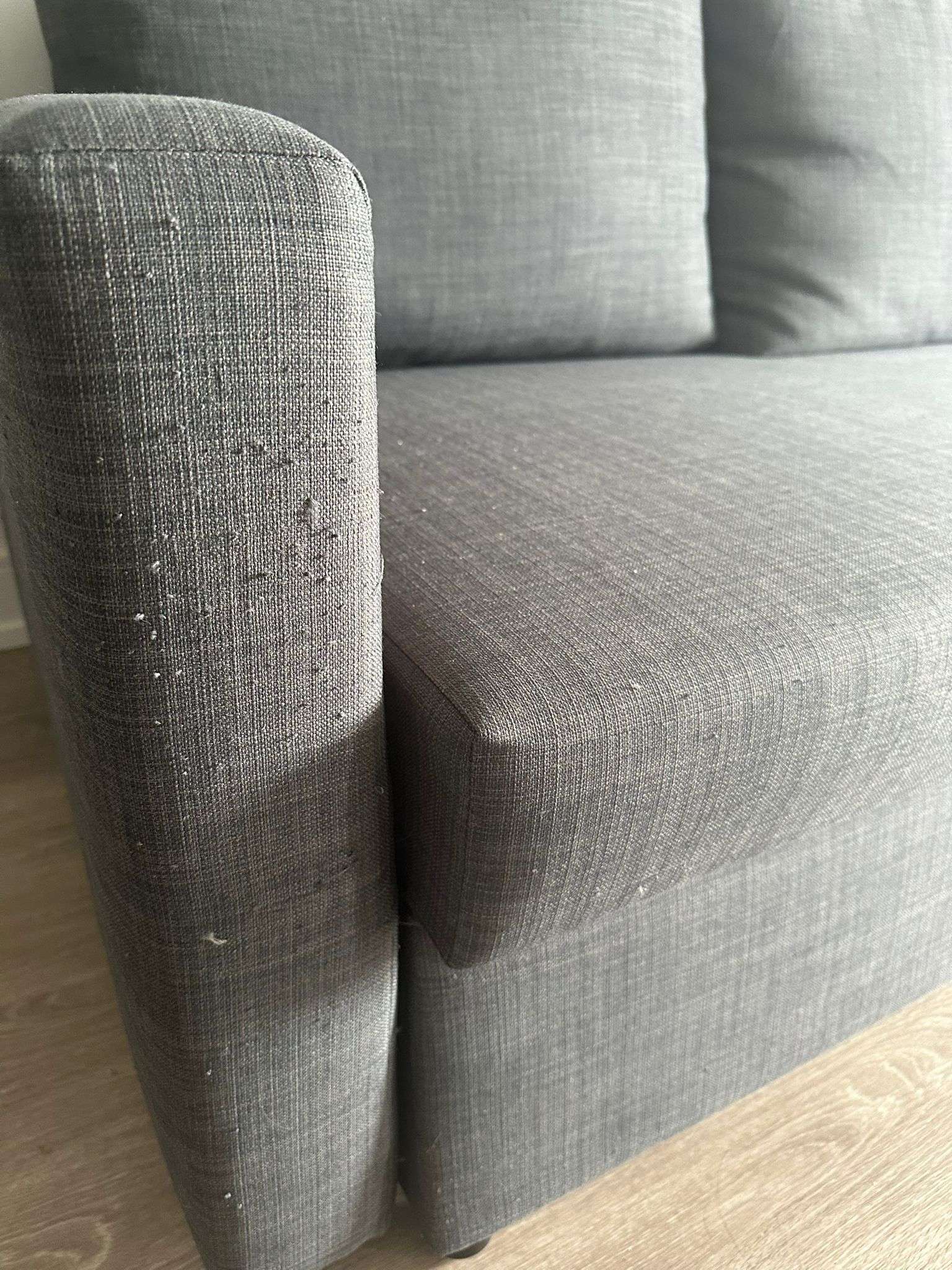 Sofa-Bed Grey Couch -Ikea - photo 5