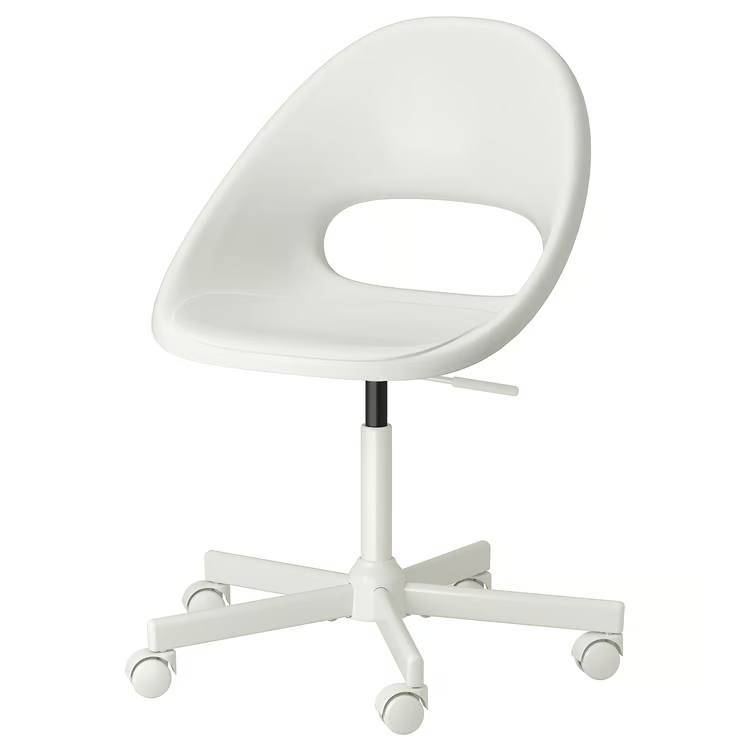 White IKEA Millberget Swivel Chair