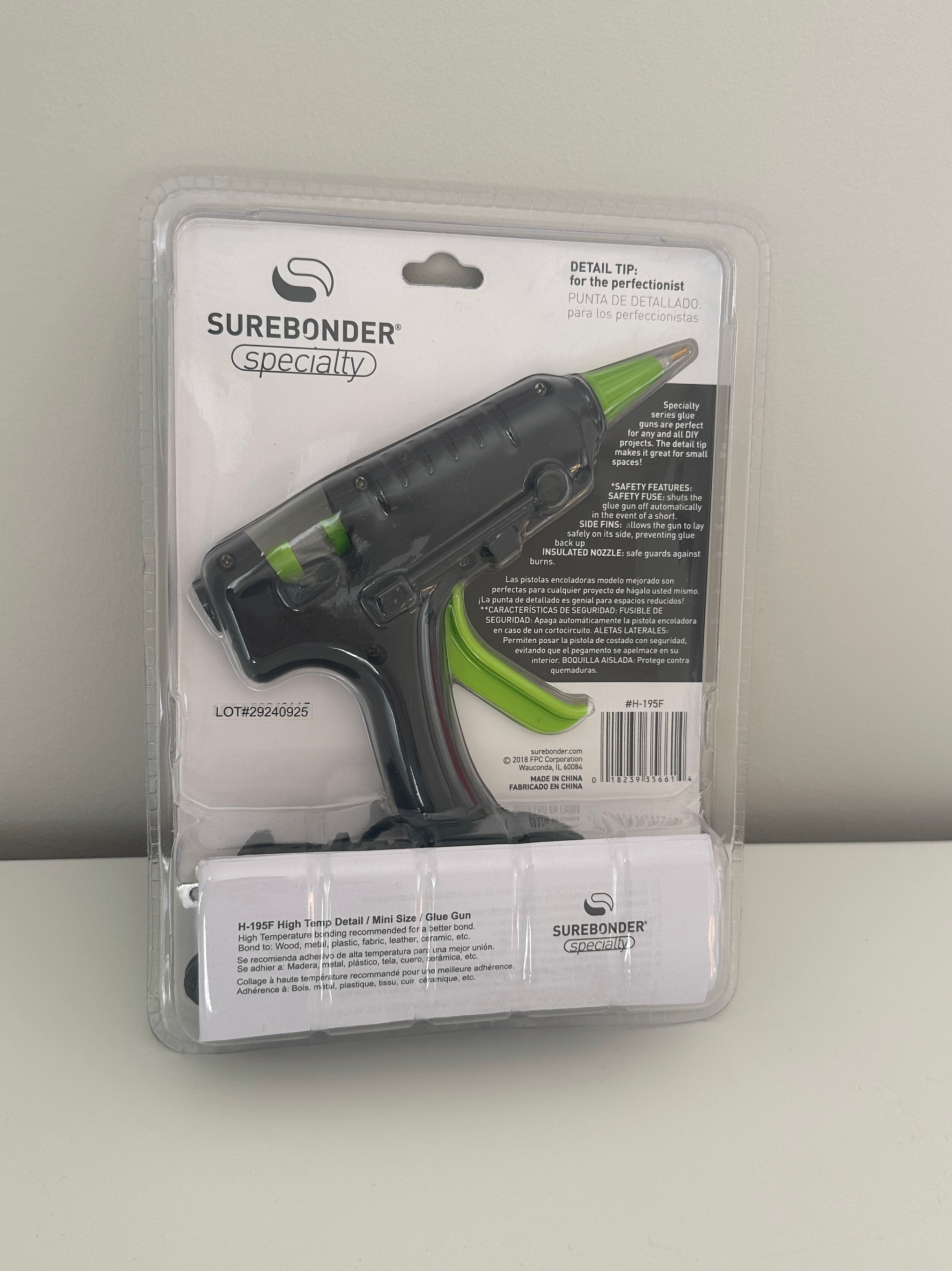 Surebonder High Temp Hot Glue Gun Mini Size 20 Watts - photo 2