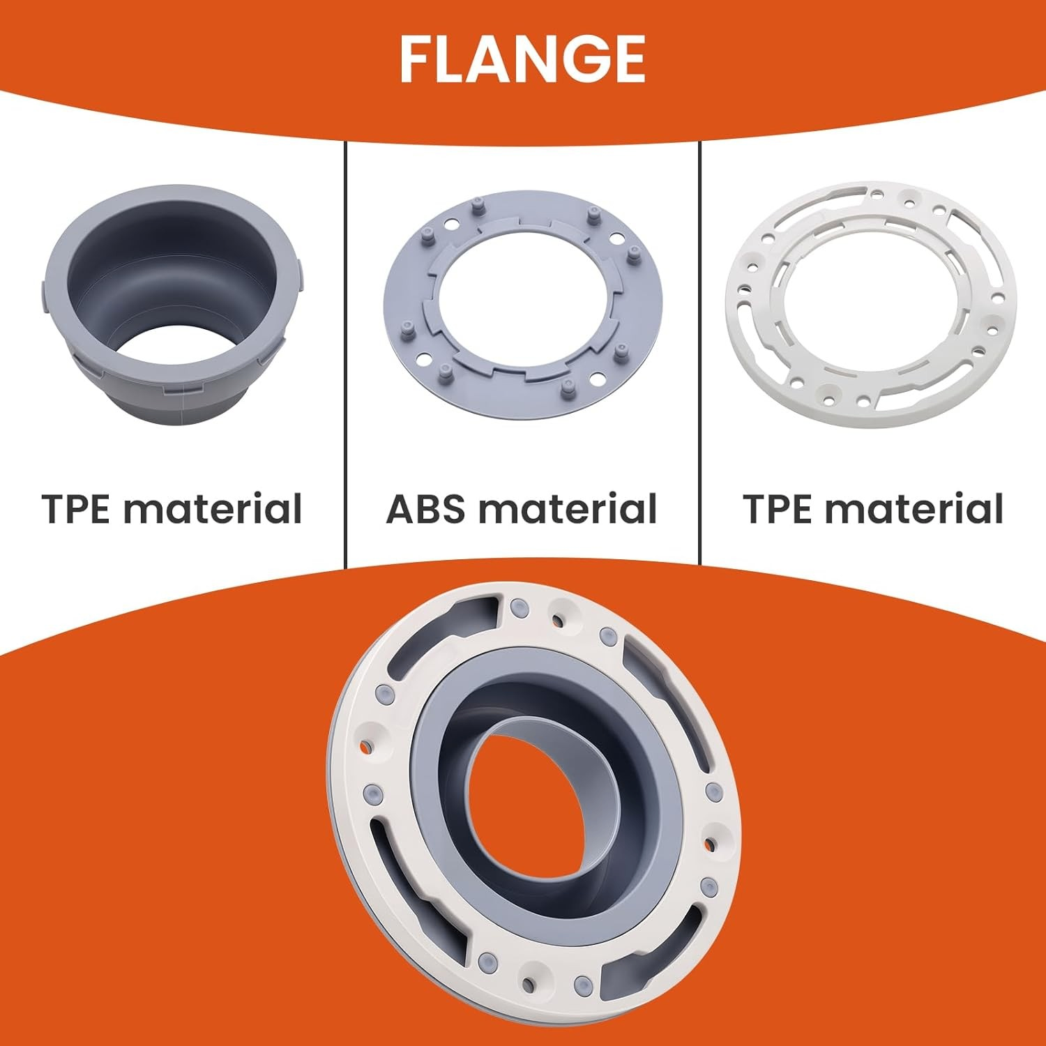 Toilet Flange Repair Kit - photo 2