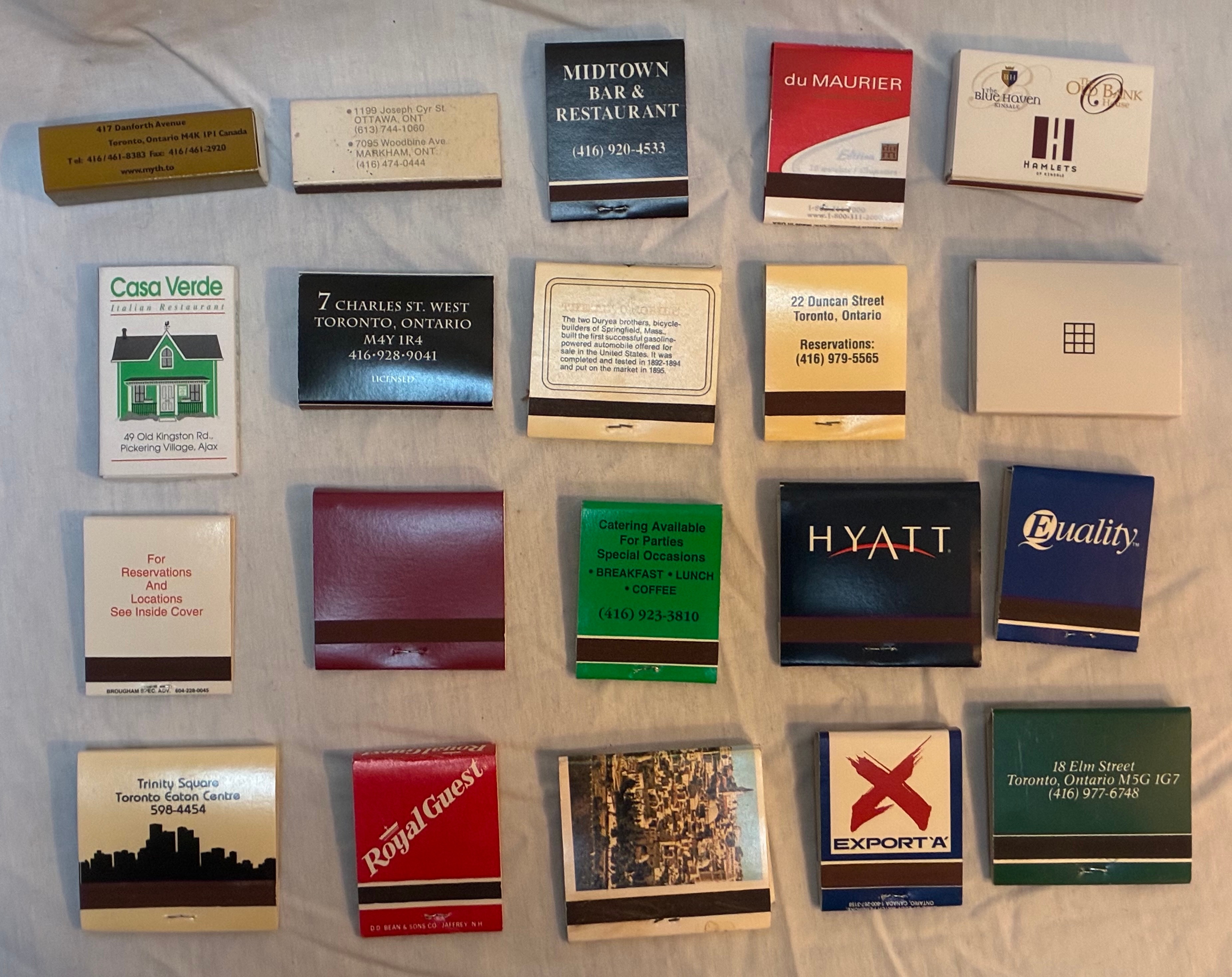 20 Vintage Collectable Matches, Matchbooks - photo 2