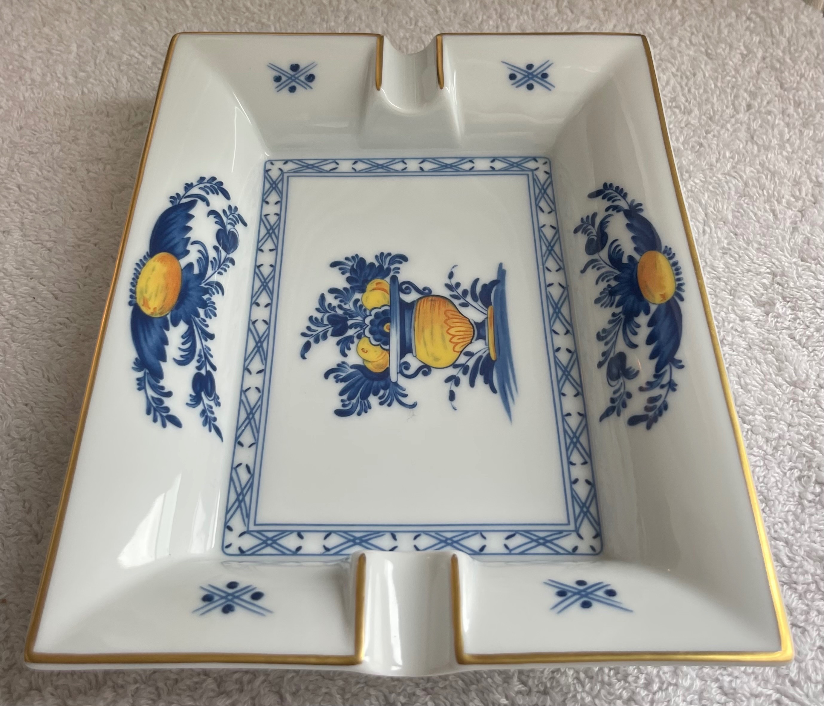 Mint Vista Alegre Portugal Large Porcelain Tray/Ashtray - photo 3