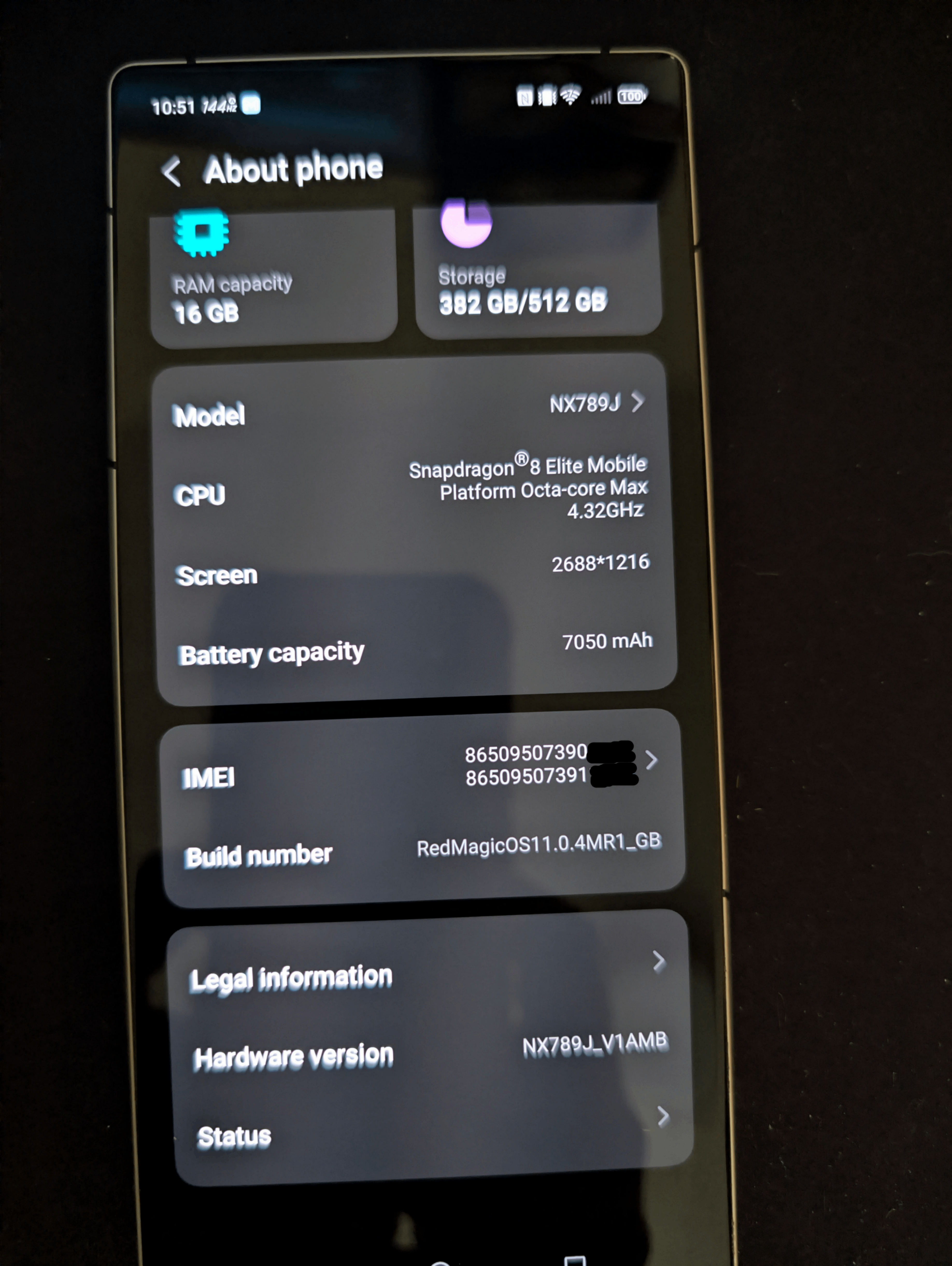 REDMAGIC 10 Pro Smartphone 16GB 512GB US Unlocked - photo 3
