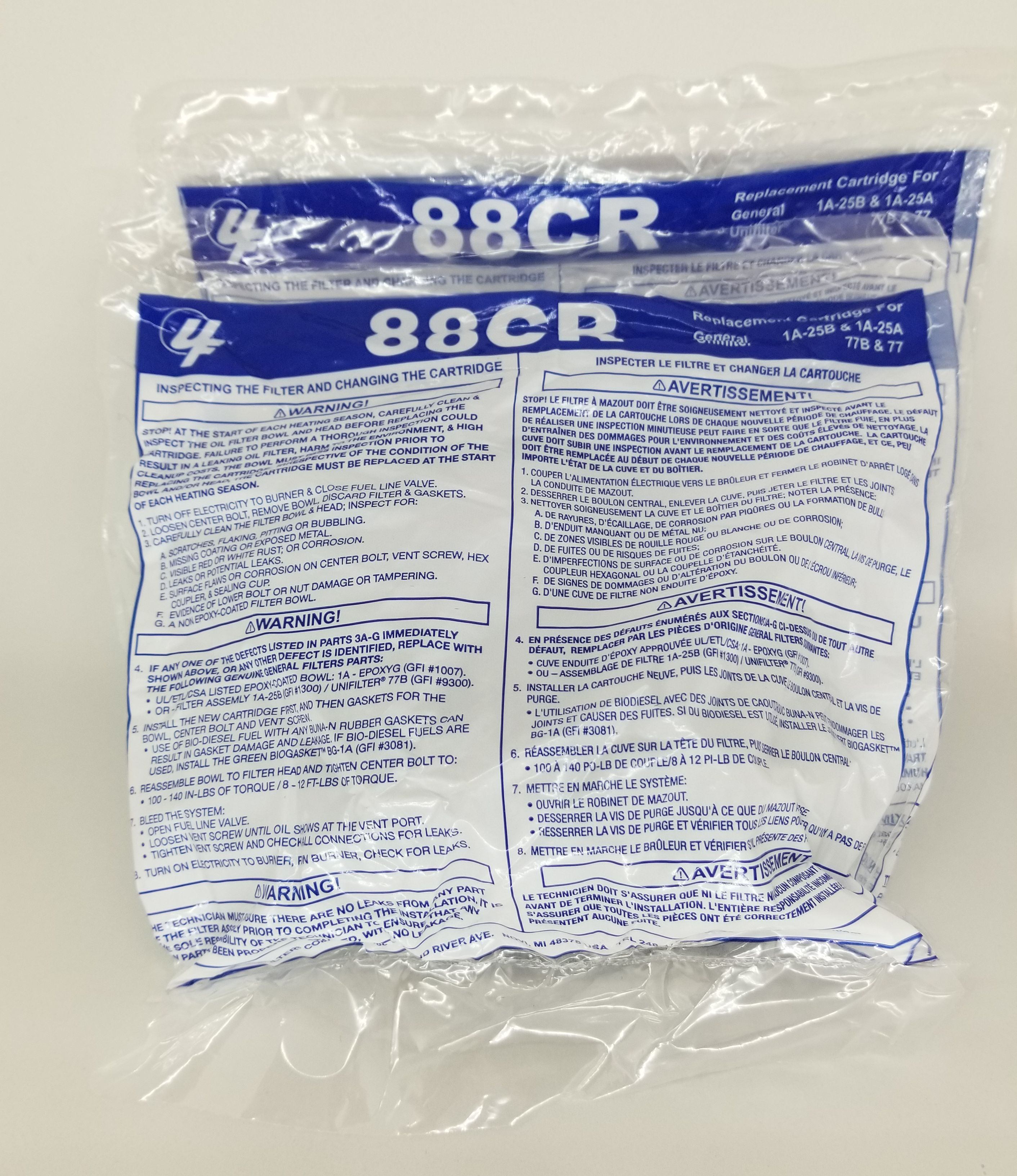 88CR Universal Filter Replacement Cartridge - photo 2