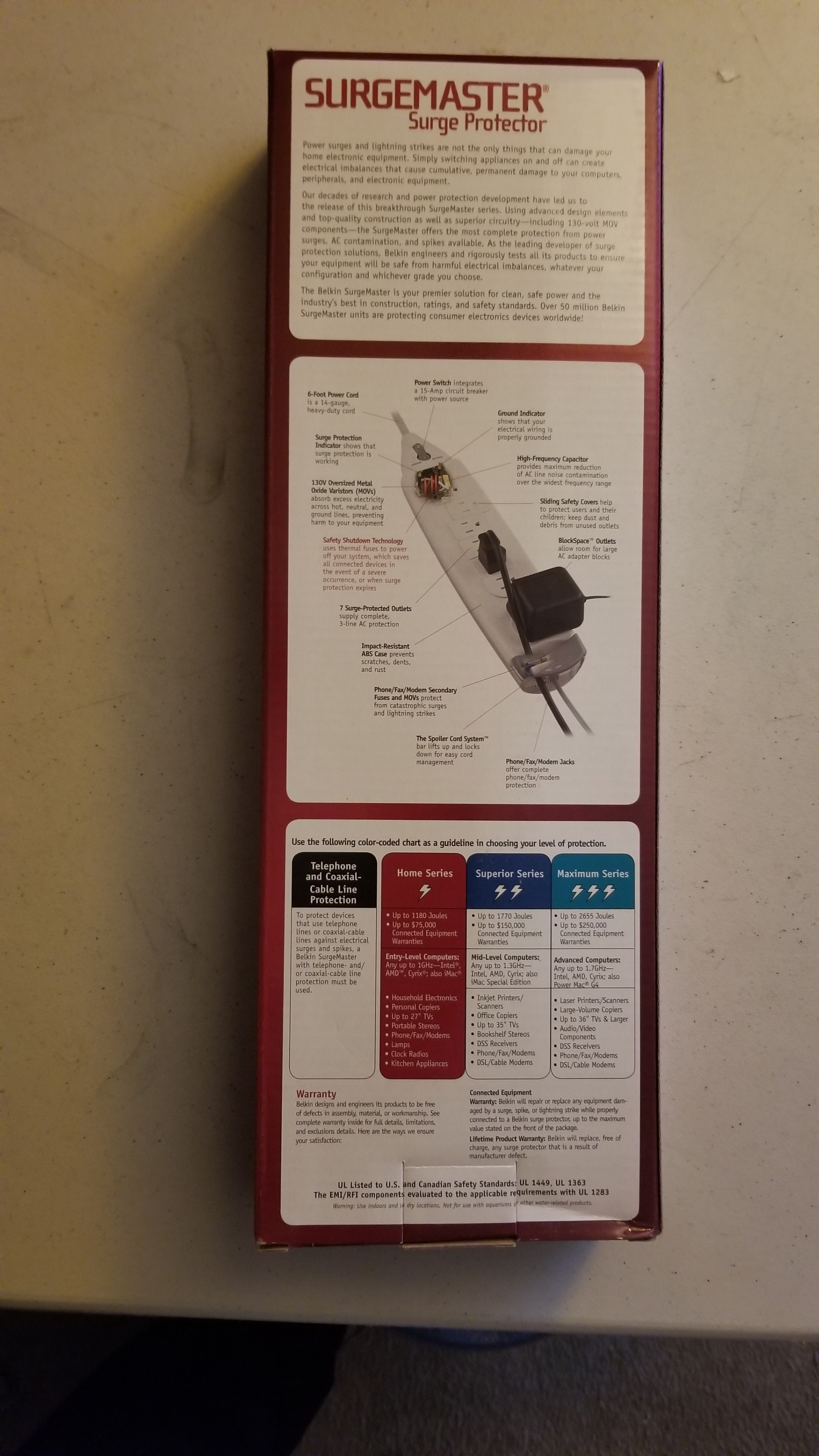 BELKIN 7 Outklet Surge Protector - photo 4
