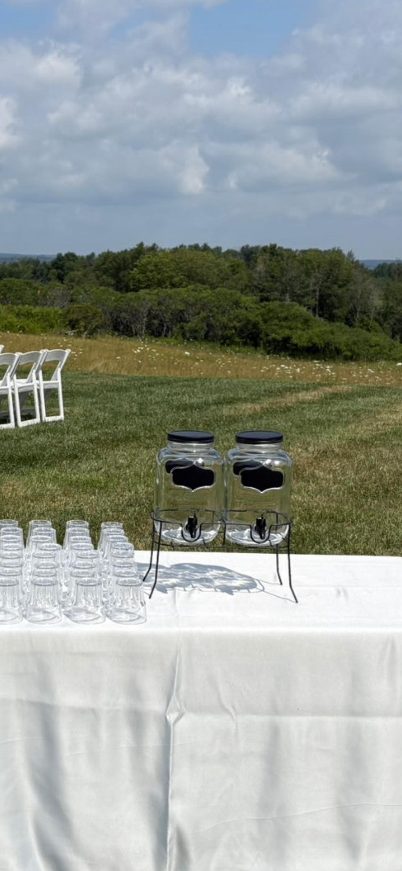 Glass Dispenser x 2 (4L each)