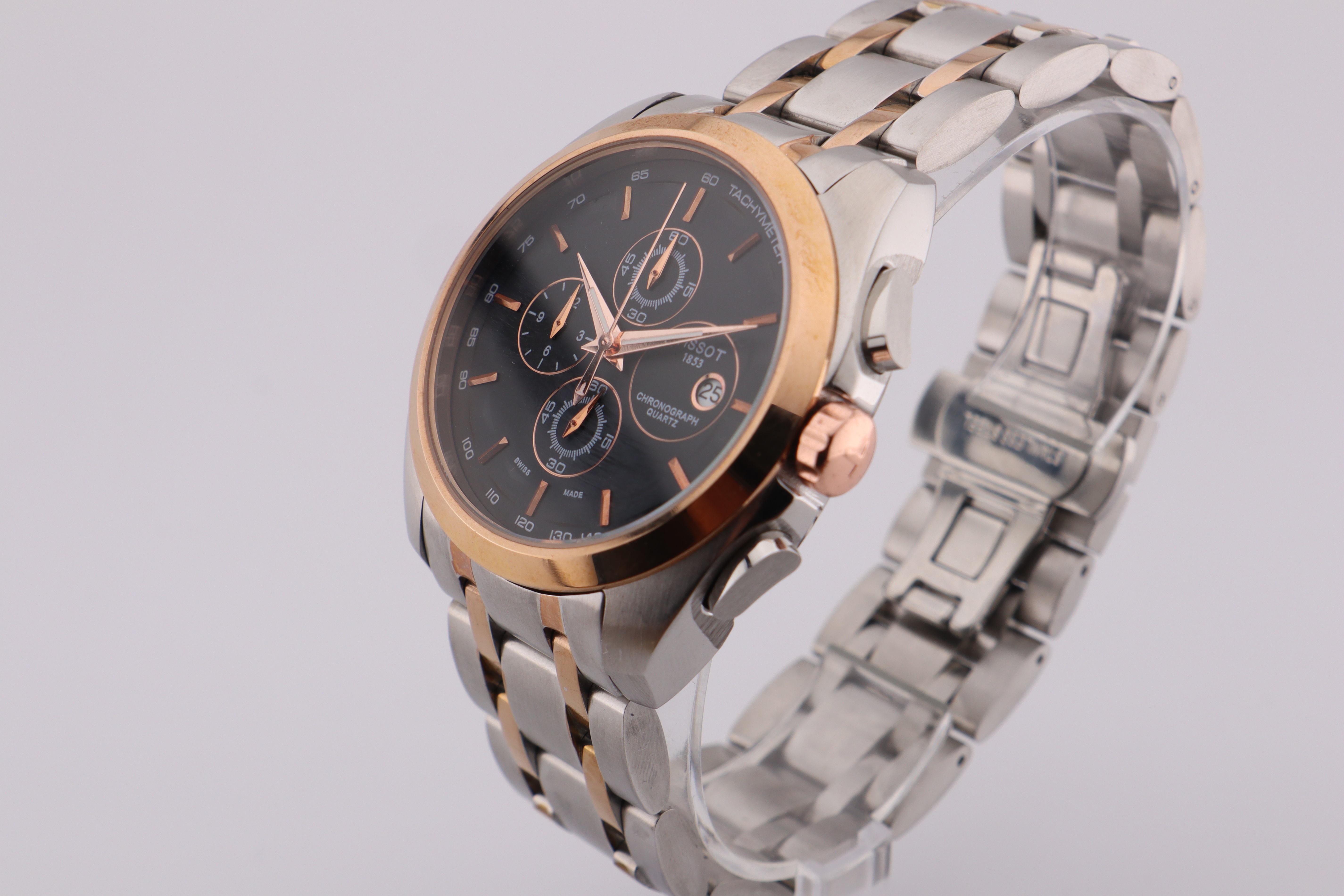 Tissot 1853 Couturier Tachymeter Chronograph Quartz Wrist Watch - photo 3