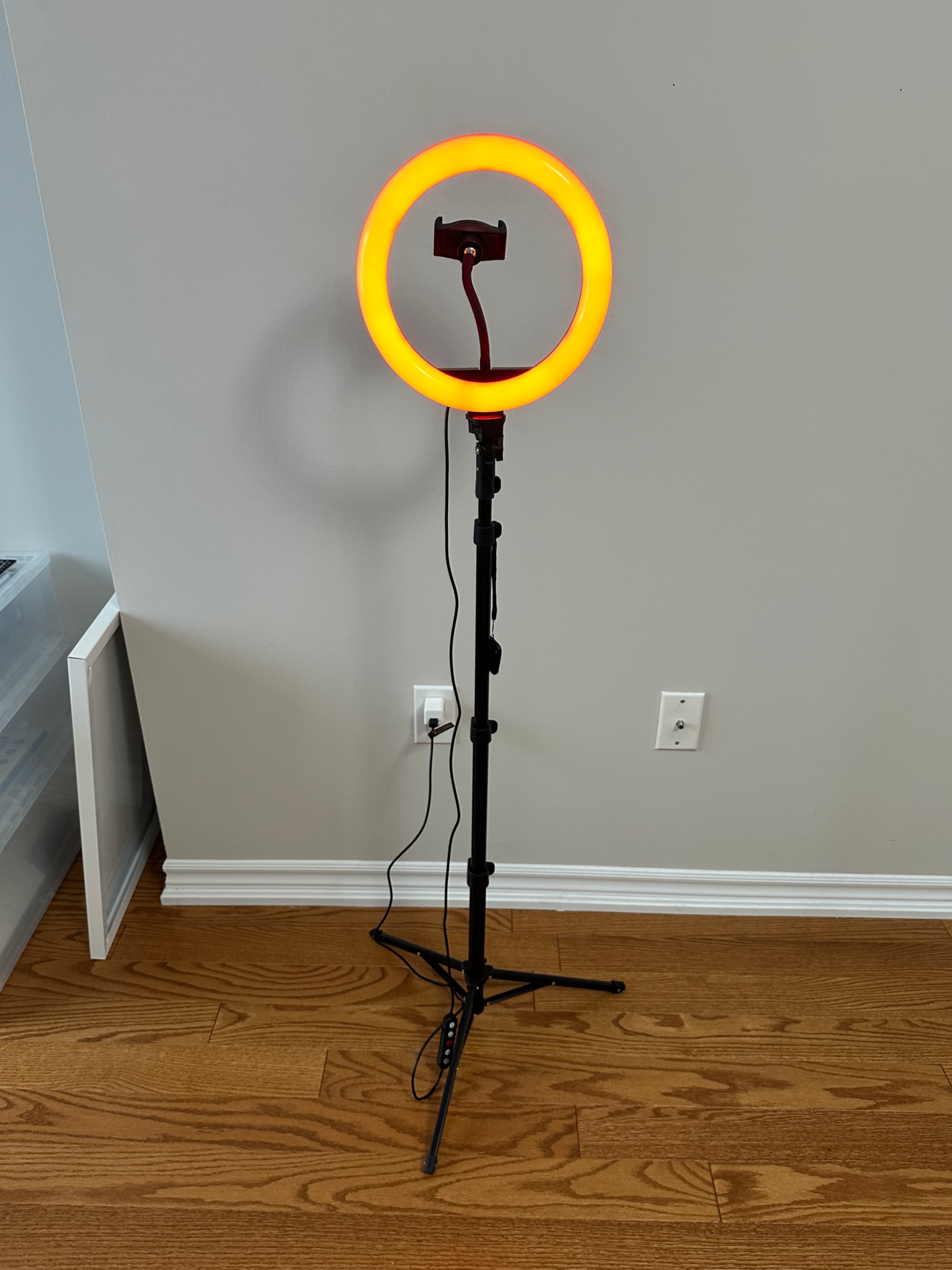 Weilisi 10inch rgb selfie ring light with tripod stand - photo 5