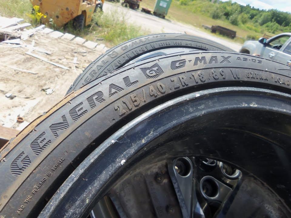 2 Hyundai Rims and Tires