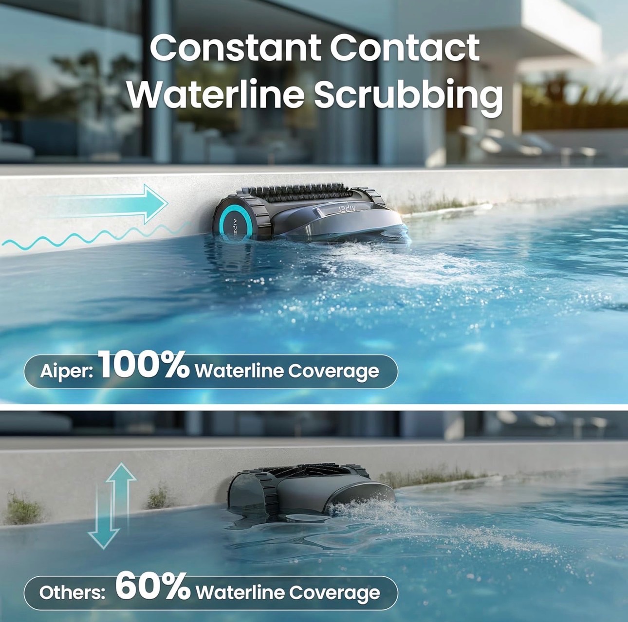 AIPER Scuba X1 Cordless Robotic Pool Cleaner w/ Micromesh Filter - photo 4