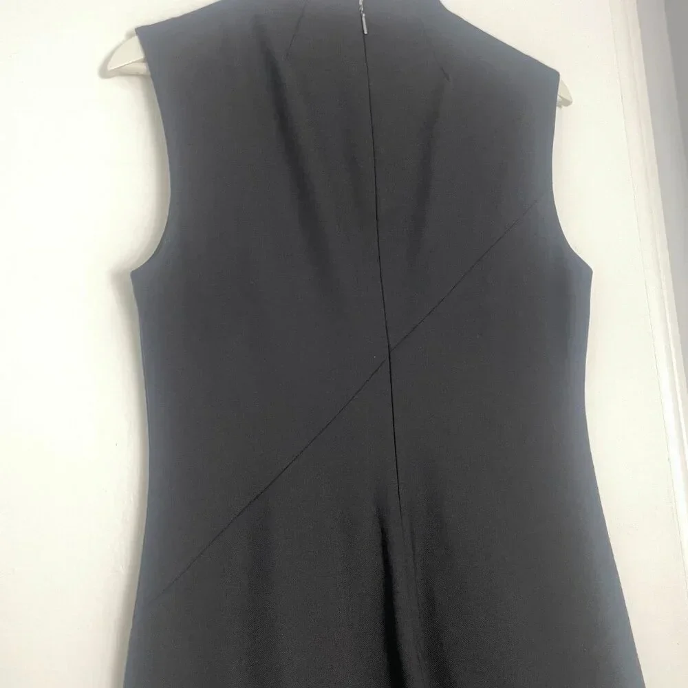 NWT Rebecca Taylor Black Sleeveless Gab Dress Size 4 - photo 3