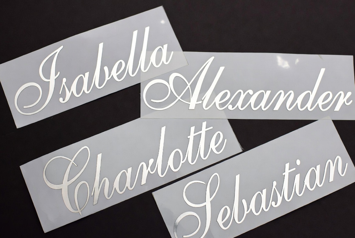 Custom Name Vinyl Decal| Transfer Stickers| Personalized Gifts - photo 3