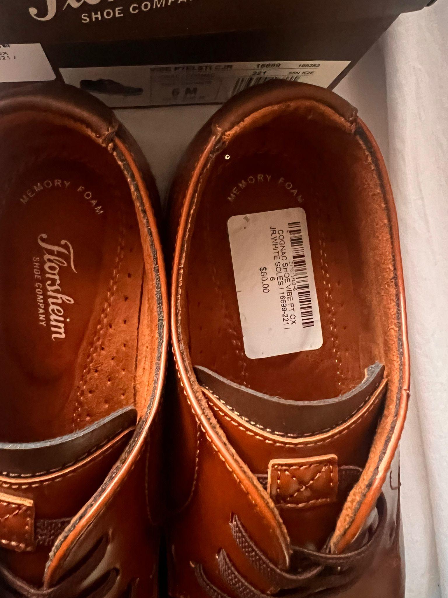 Florsheim Vibe PTELSTLCJR Cognac Colour Kids 6M Euro 39 - photo 4