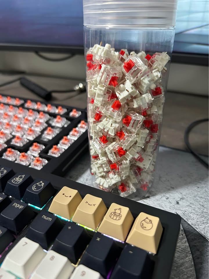 Gateron Jupiter Switch - Red Linear Keyboard Switches - photo 2