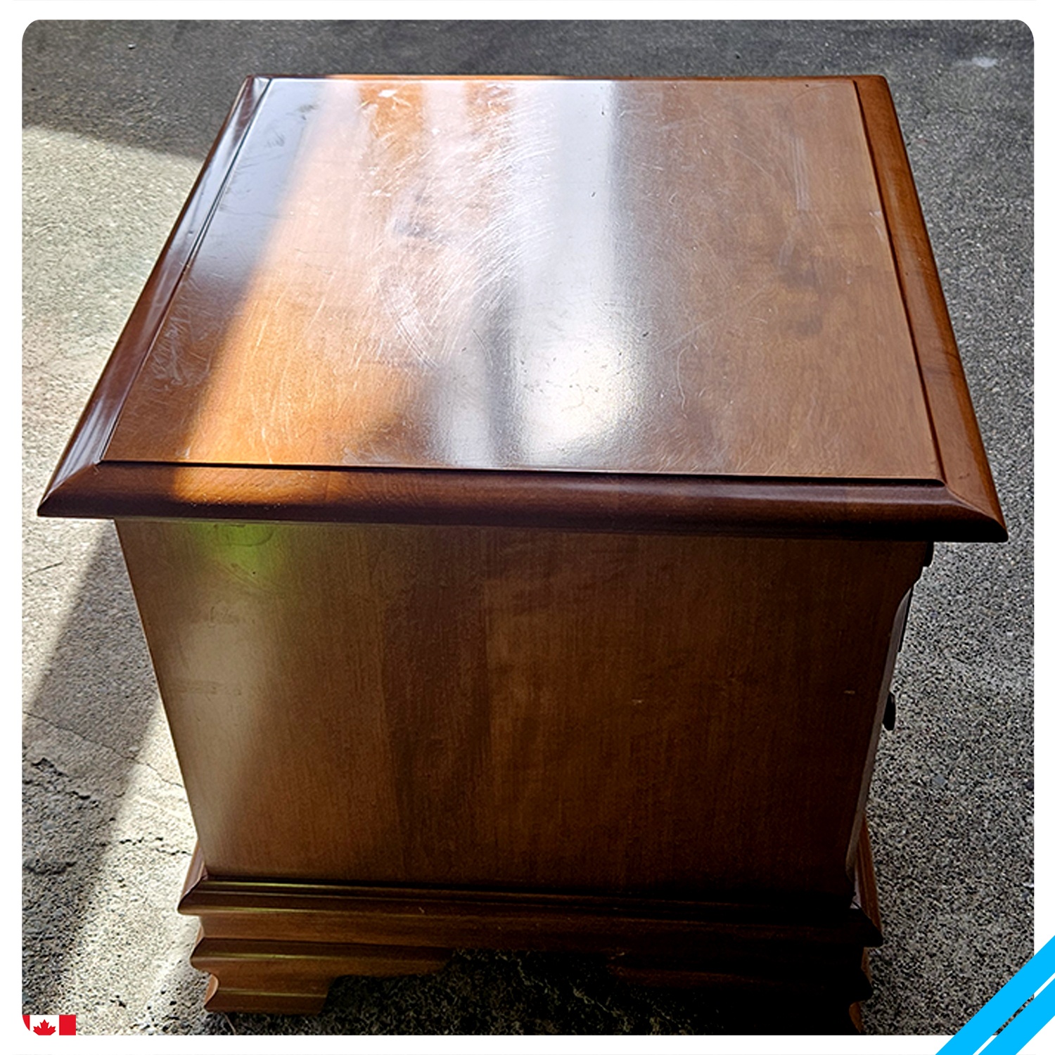 Vintage Vilas Solid Maple Nightstand / Side Chest - photo 3