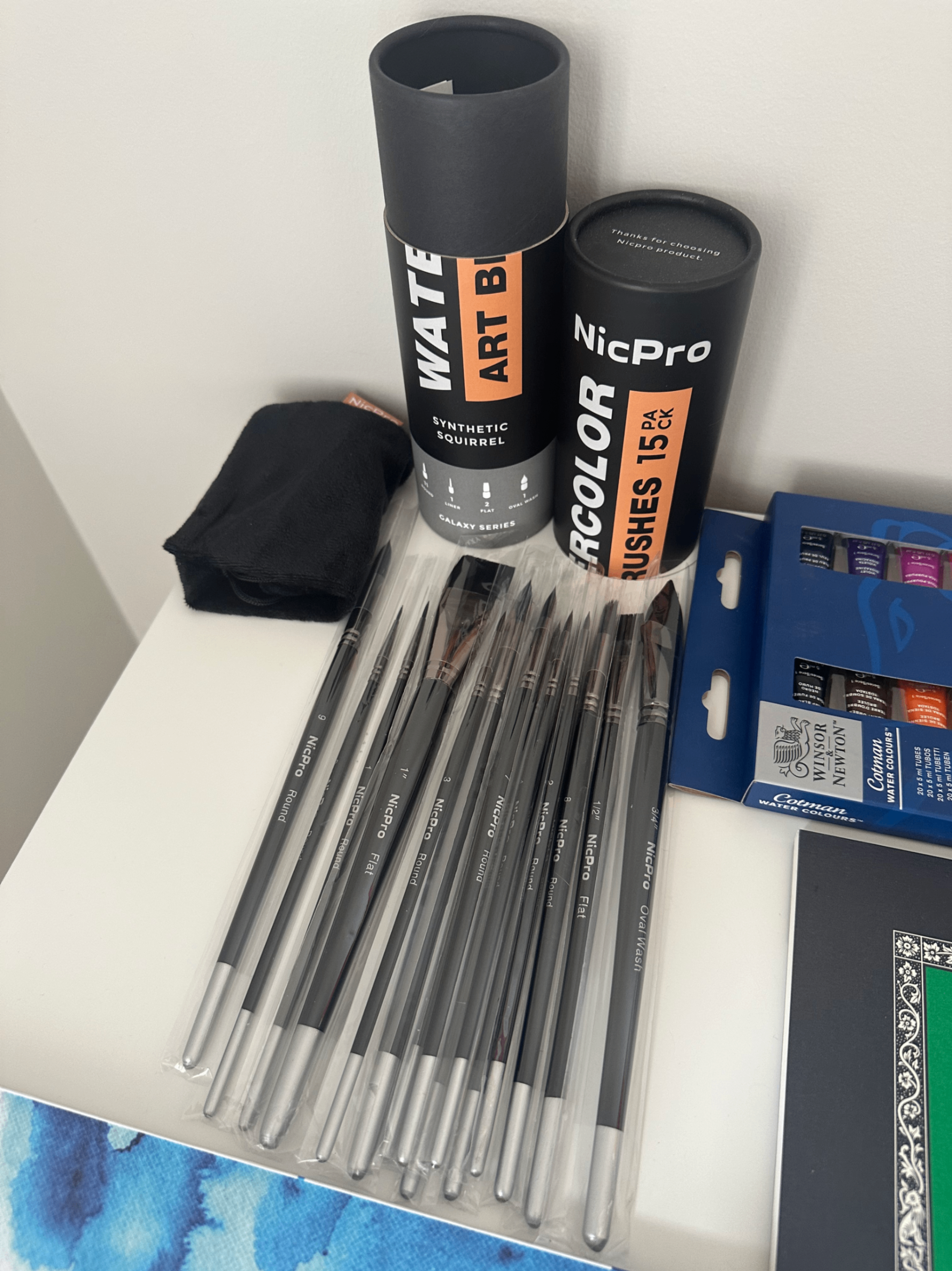 Watercolor art supplies - photo 4