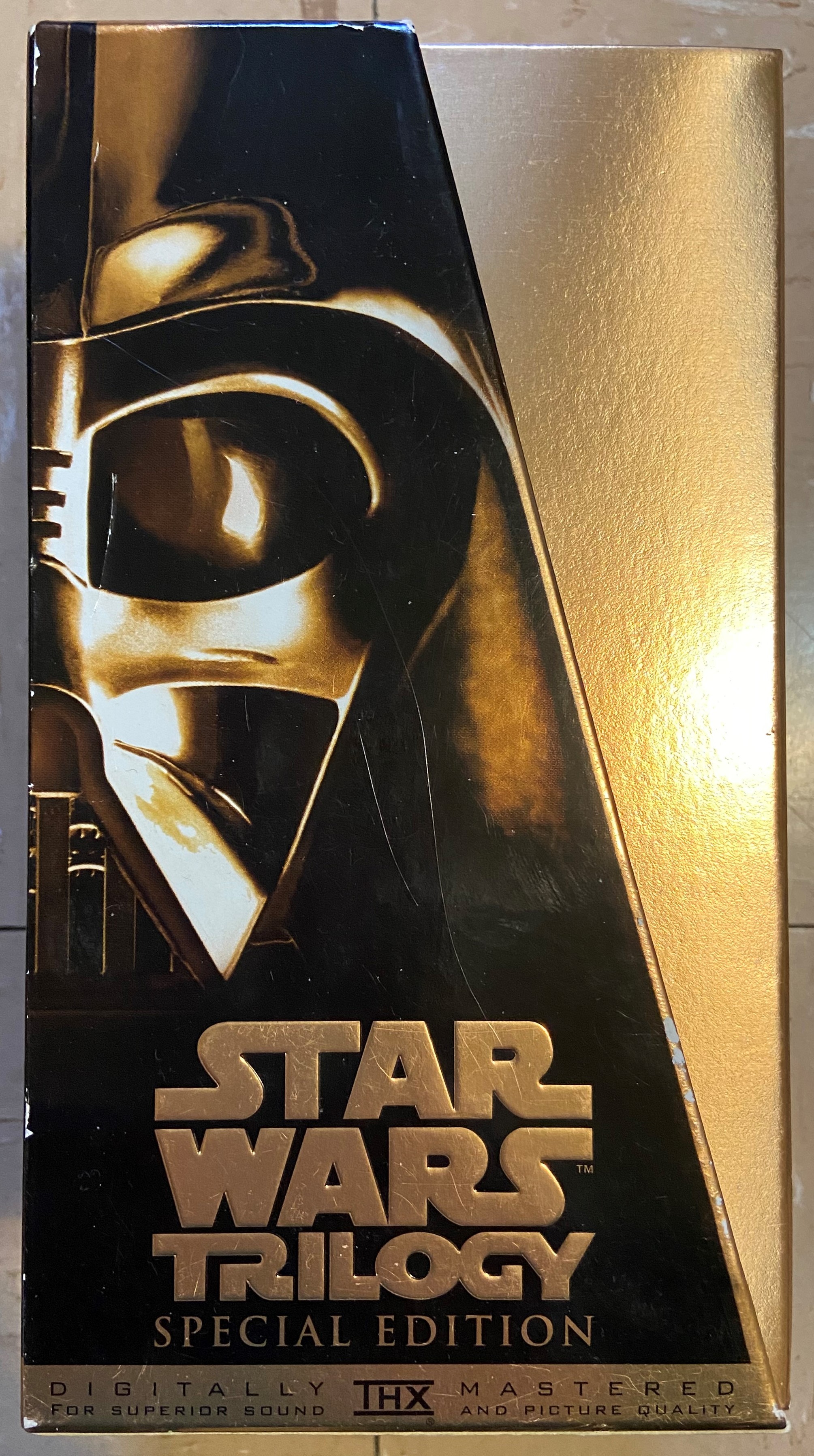 The Star Wars collection on VHS