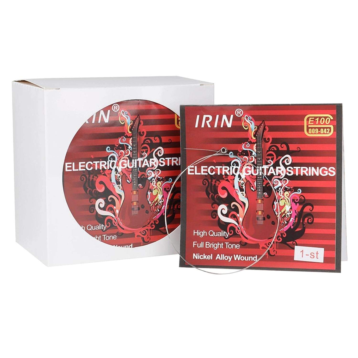 Electric Guitar Strings – Nickel Alloy Wound, Bright Tone - photo 2