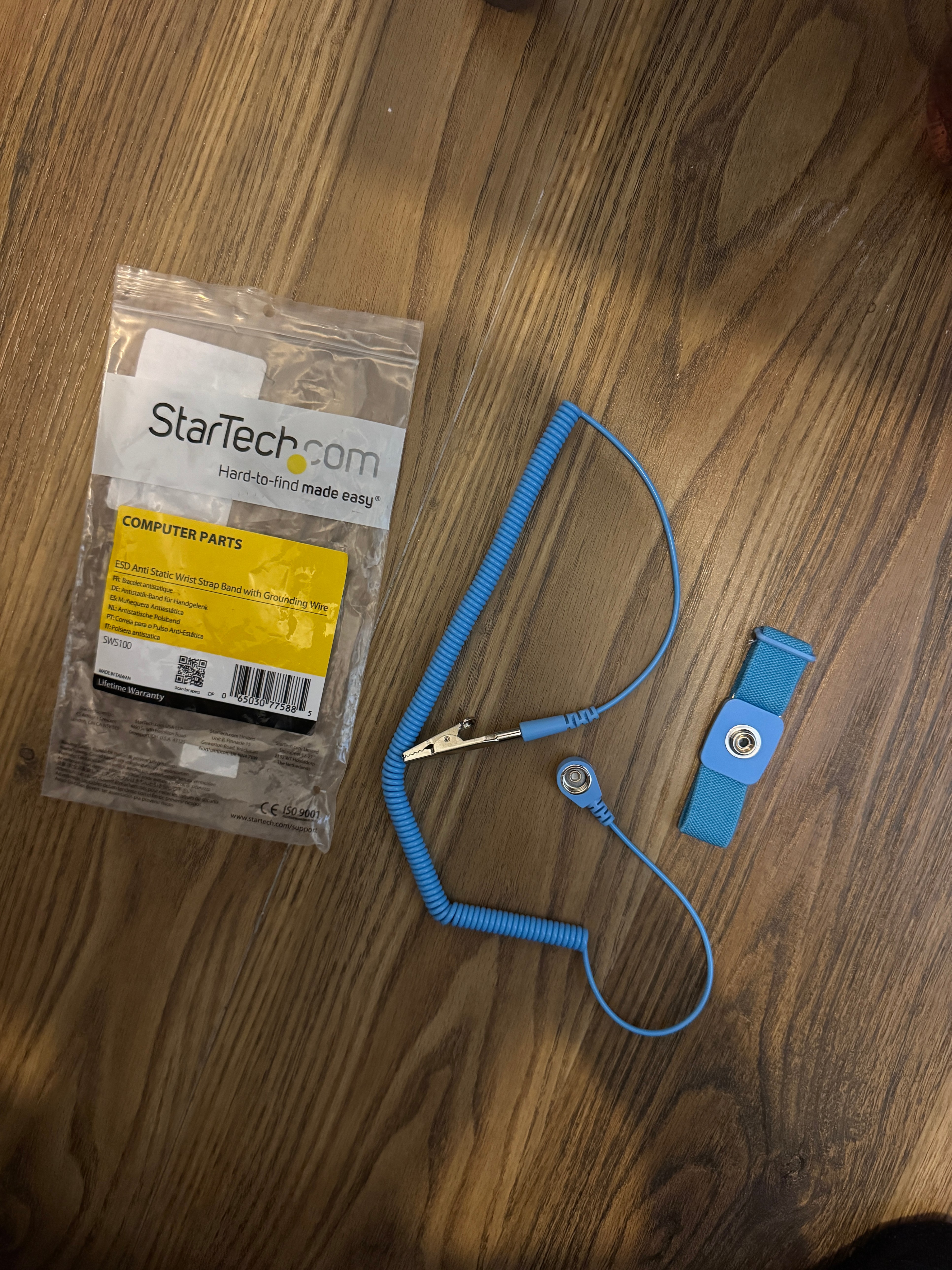 StarTech Anti-Static Wrist Strap ESD Grounding Band SWS100 - photo 2