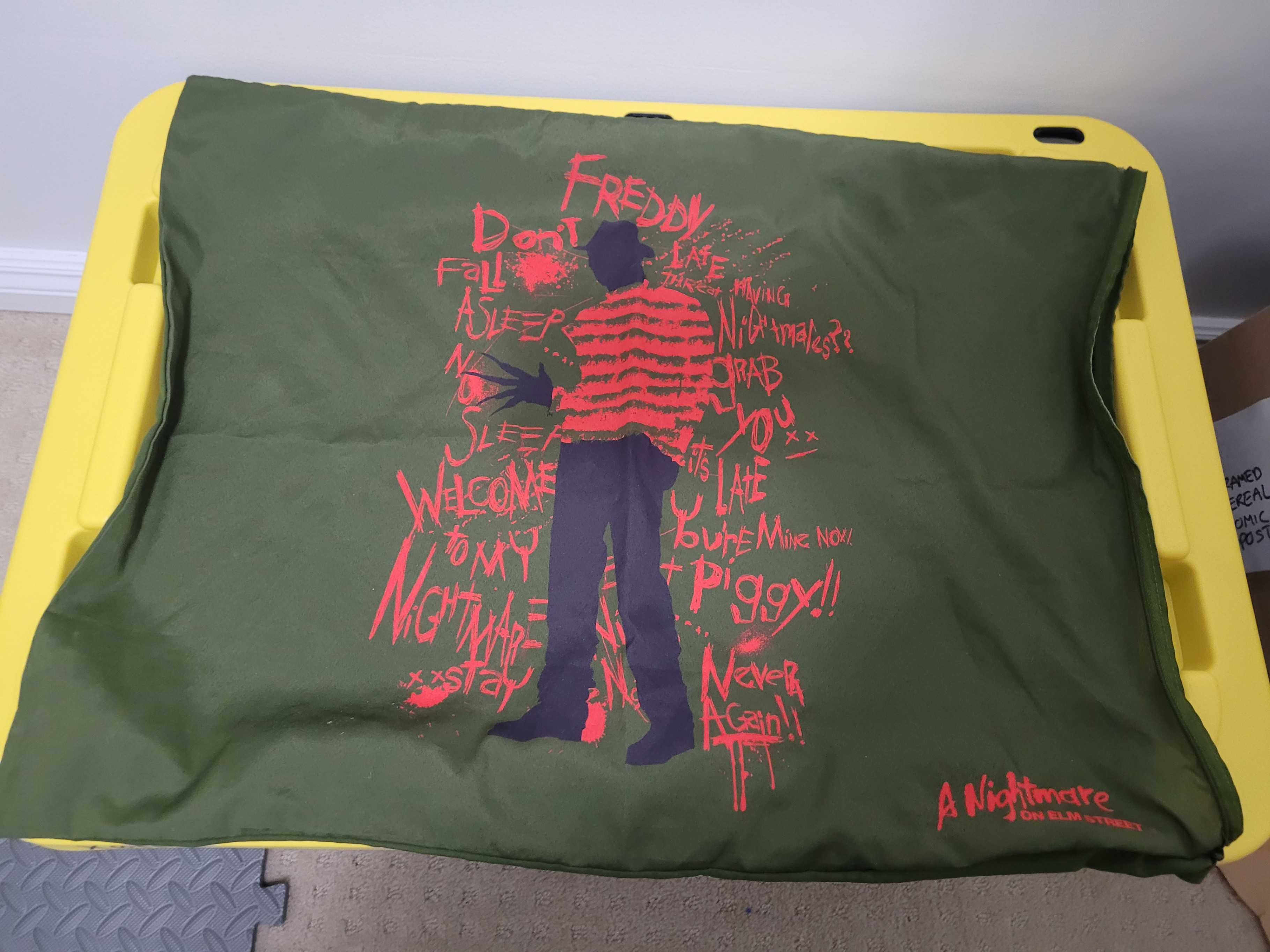 A Nightmare On Elm Street Freddy pillowcase