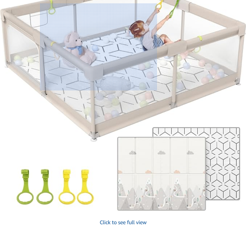 ZEEBABA Playpen for Babies and Toddlers (59x59x27inch) - photo 3