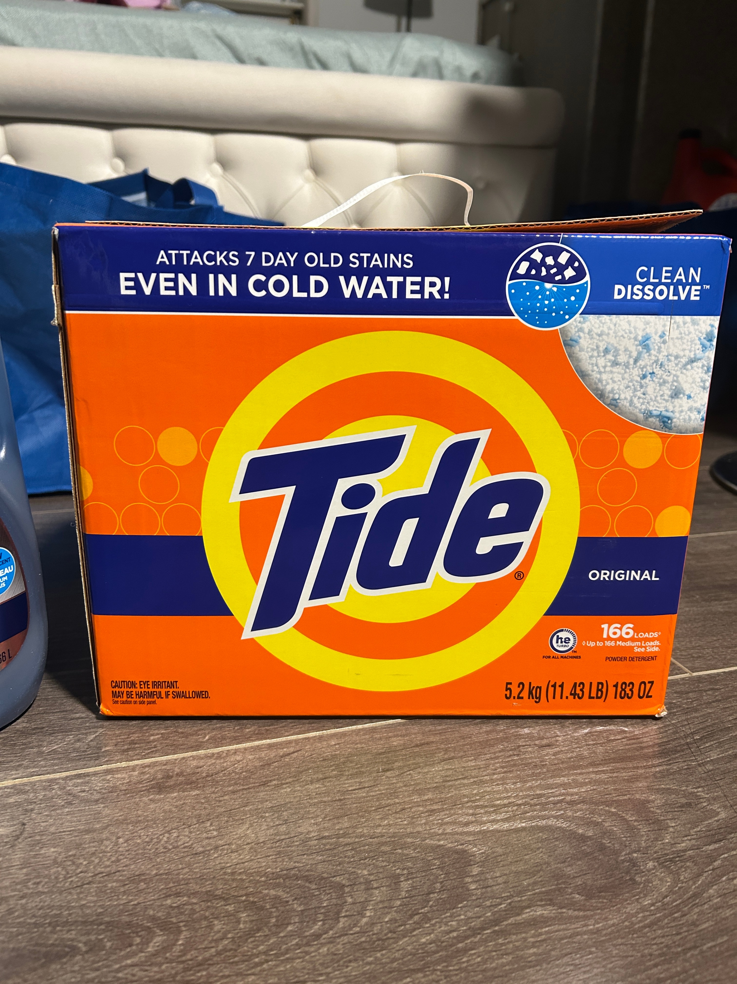 Tide Original Powder Laundry Detergent - 166 Loads (5.2 kg)
