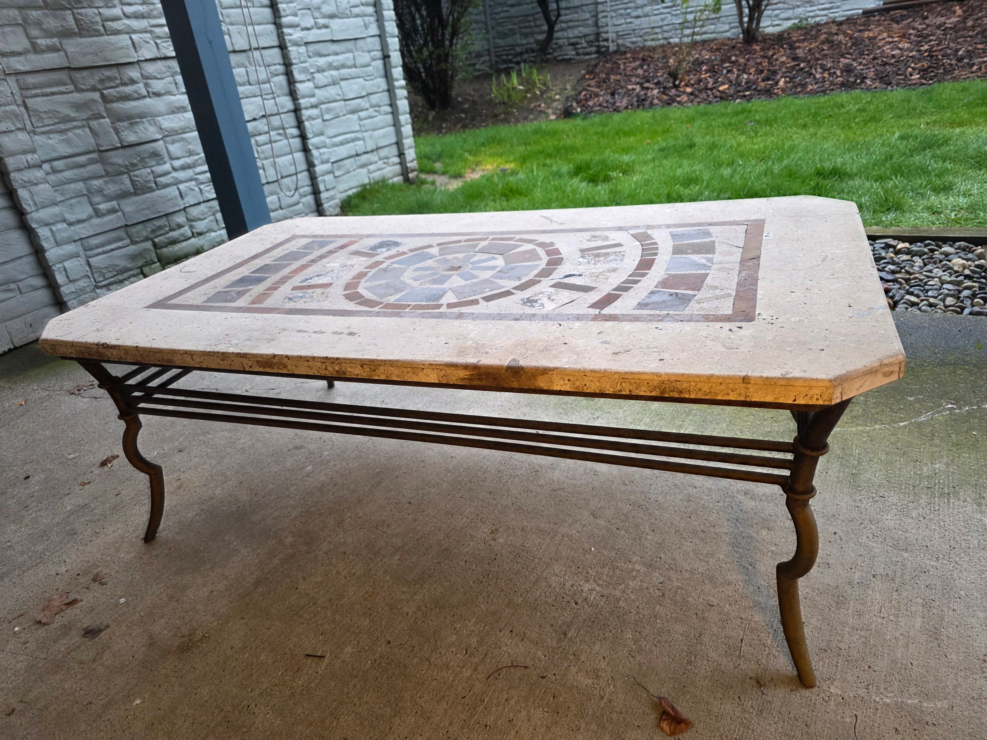 ✨ Vintage Marble Mosaic Coffee Table ✨ - photo 2