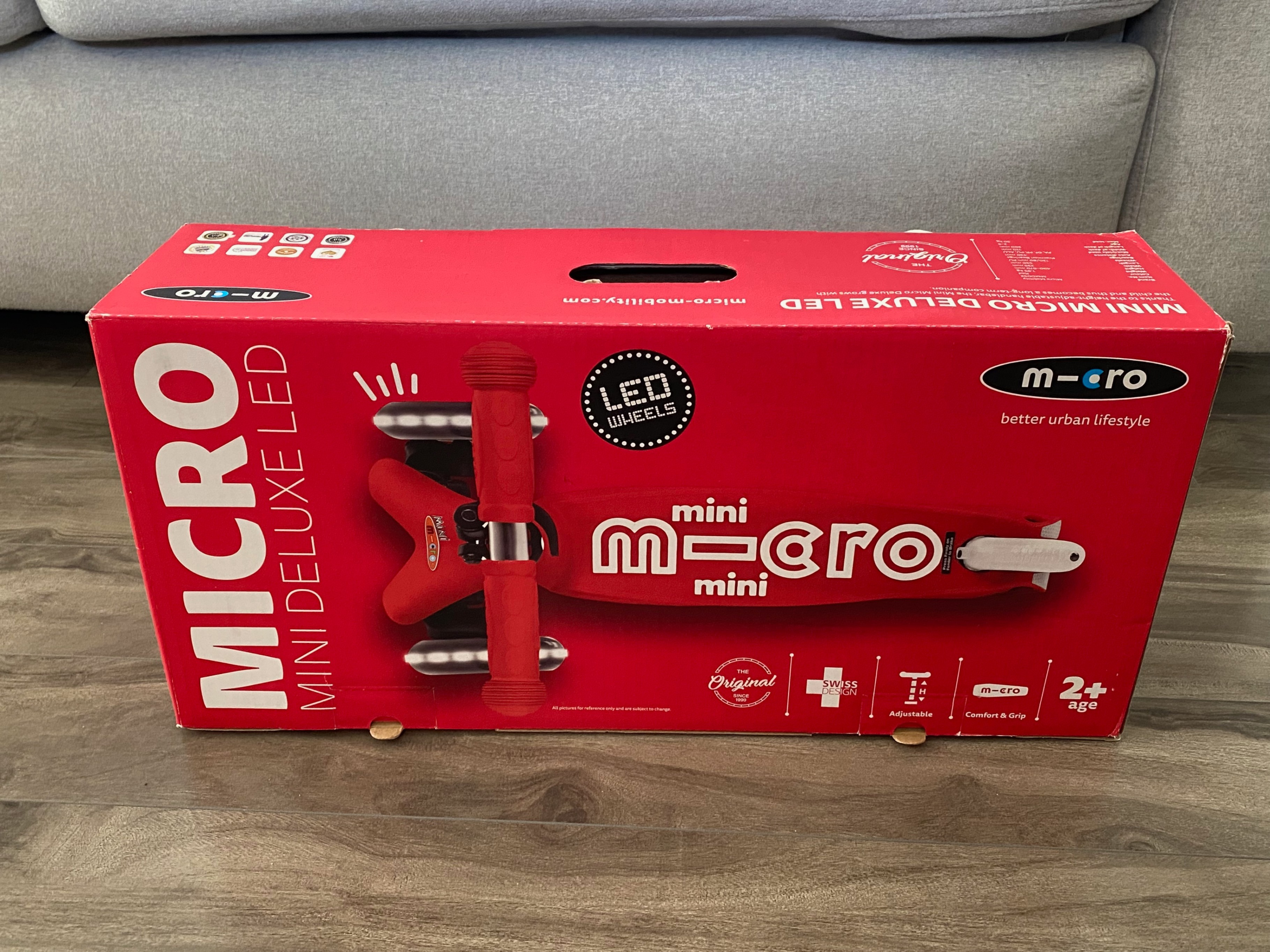 Micro Mini Deluxe LED Scooter – Excellent Condition with Box - photo 5