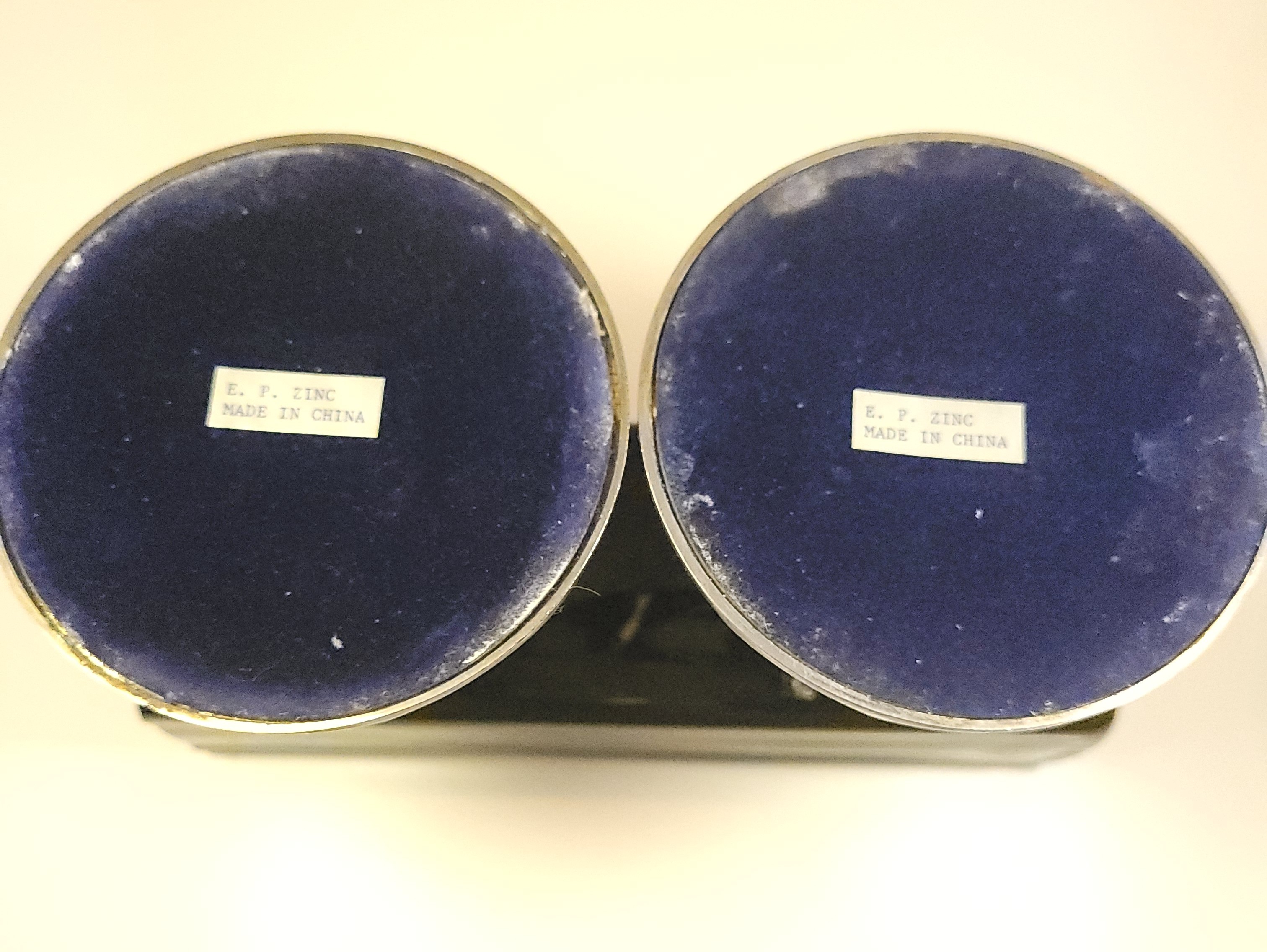 1990s Silve Plated Taper Candle Holders with Gold Braided Accent - photo 5