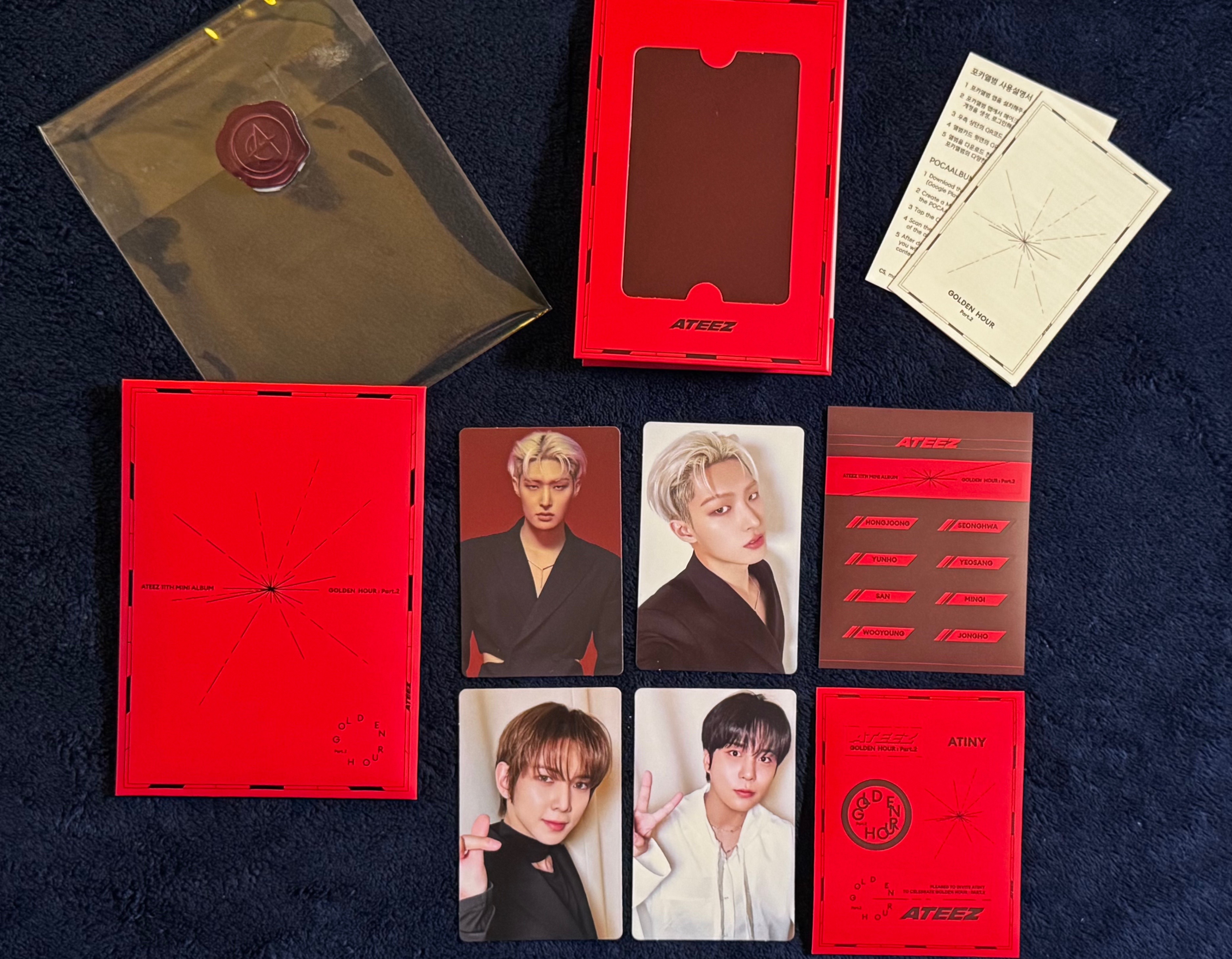 ATEEZ "Golden Hour : Part.2" POCA albums, various versions - photo 5