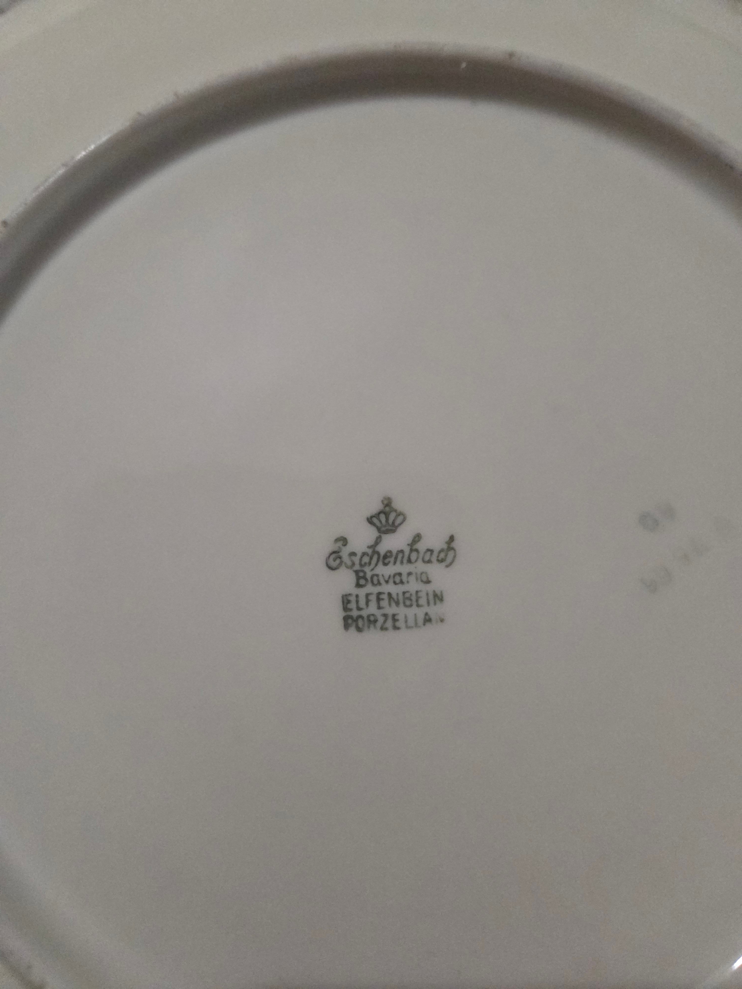 Vintage Rosenthal Germany Blue & Gold Floral Teacup Trio - photo 3