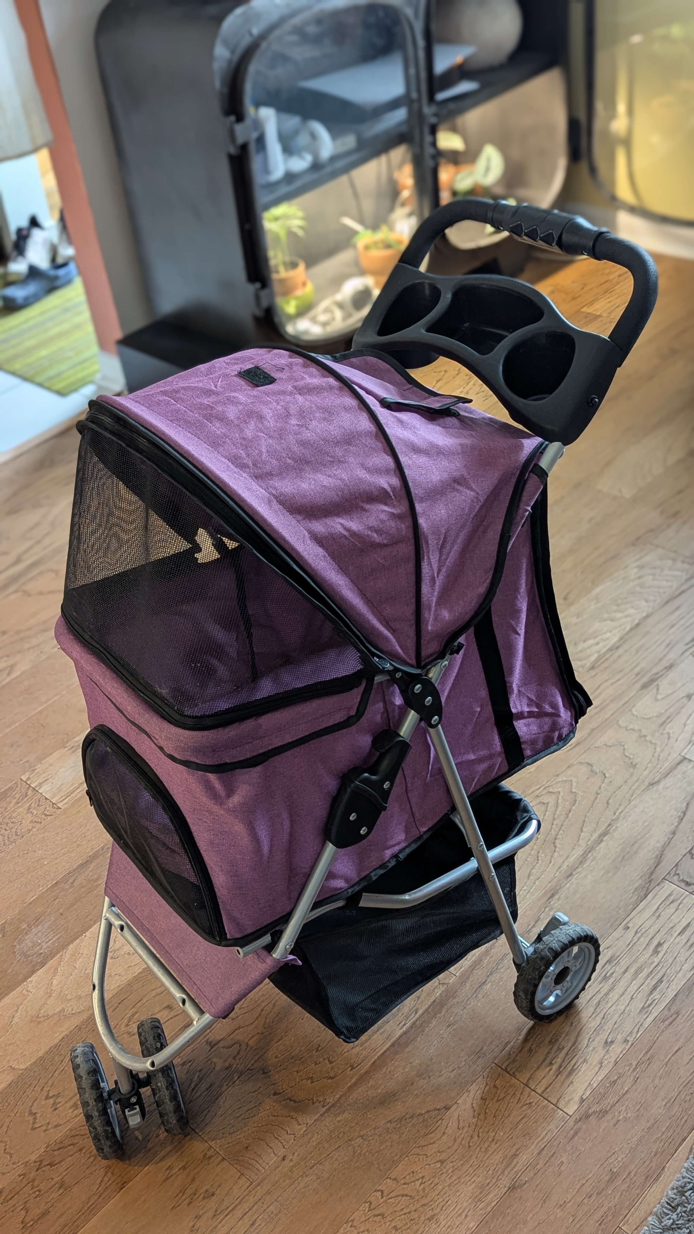 Purple Pet Stroller