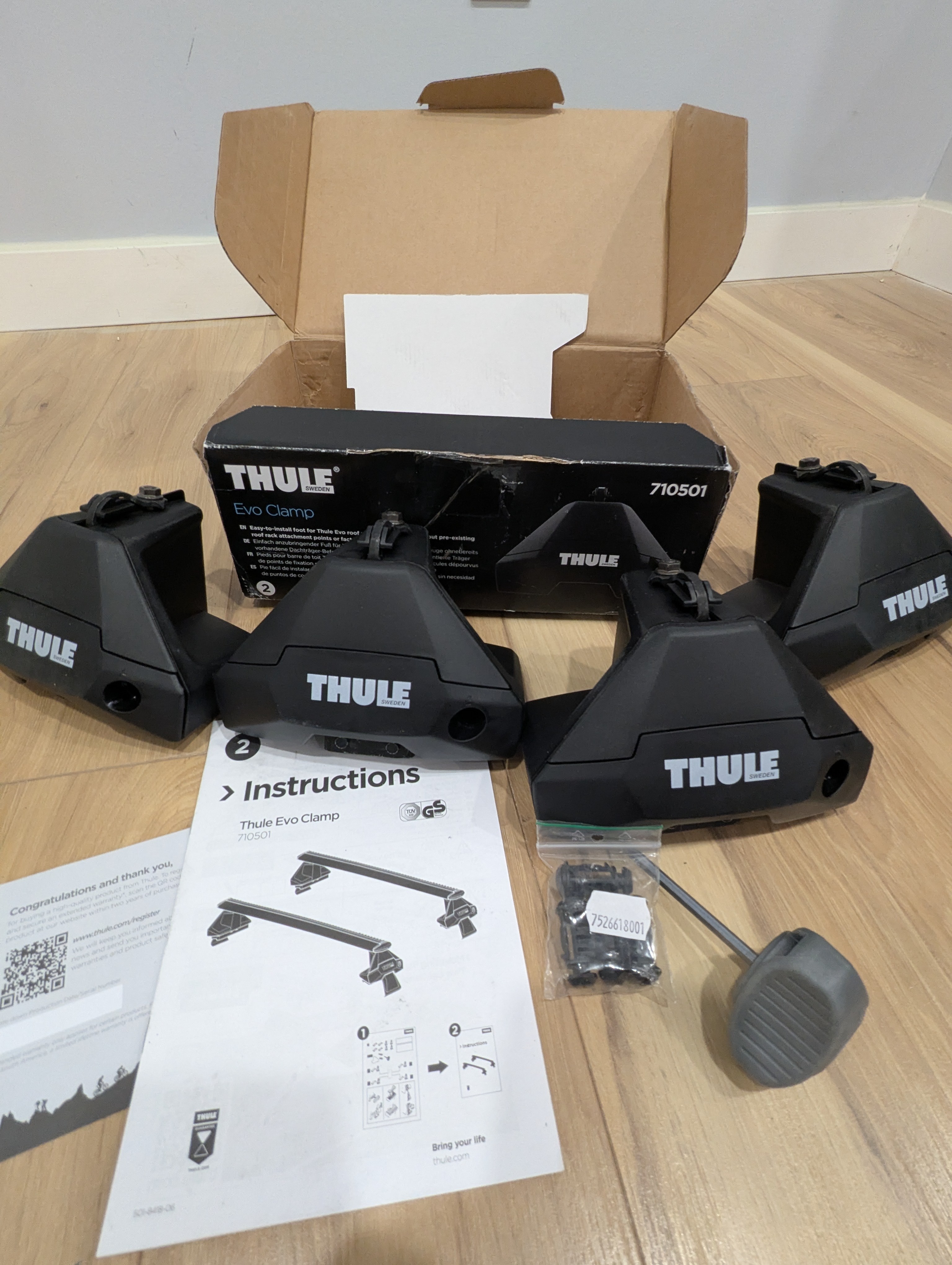 Thule Evo Clamp Foot Pack, Black - photo 4