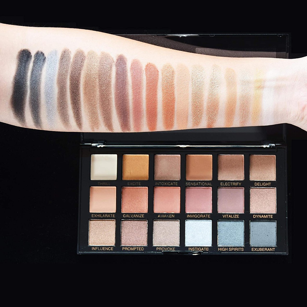OBLHER B – 18‑Color Professional Eyeshadow Palette (19.8g)