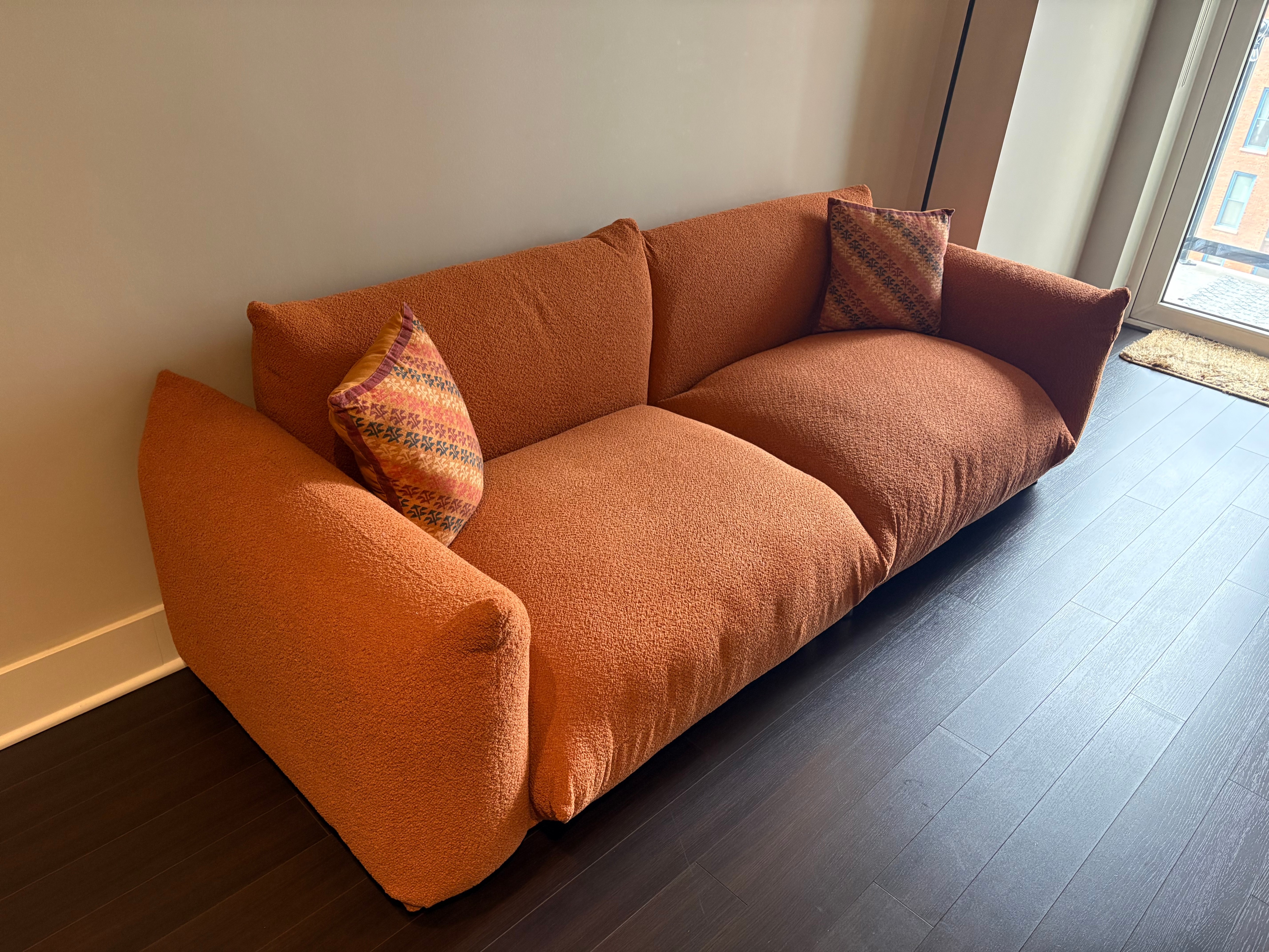 3 Seater Upholstered Sofa - 88.9" - photo 2